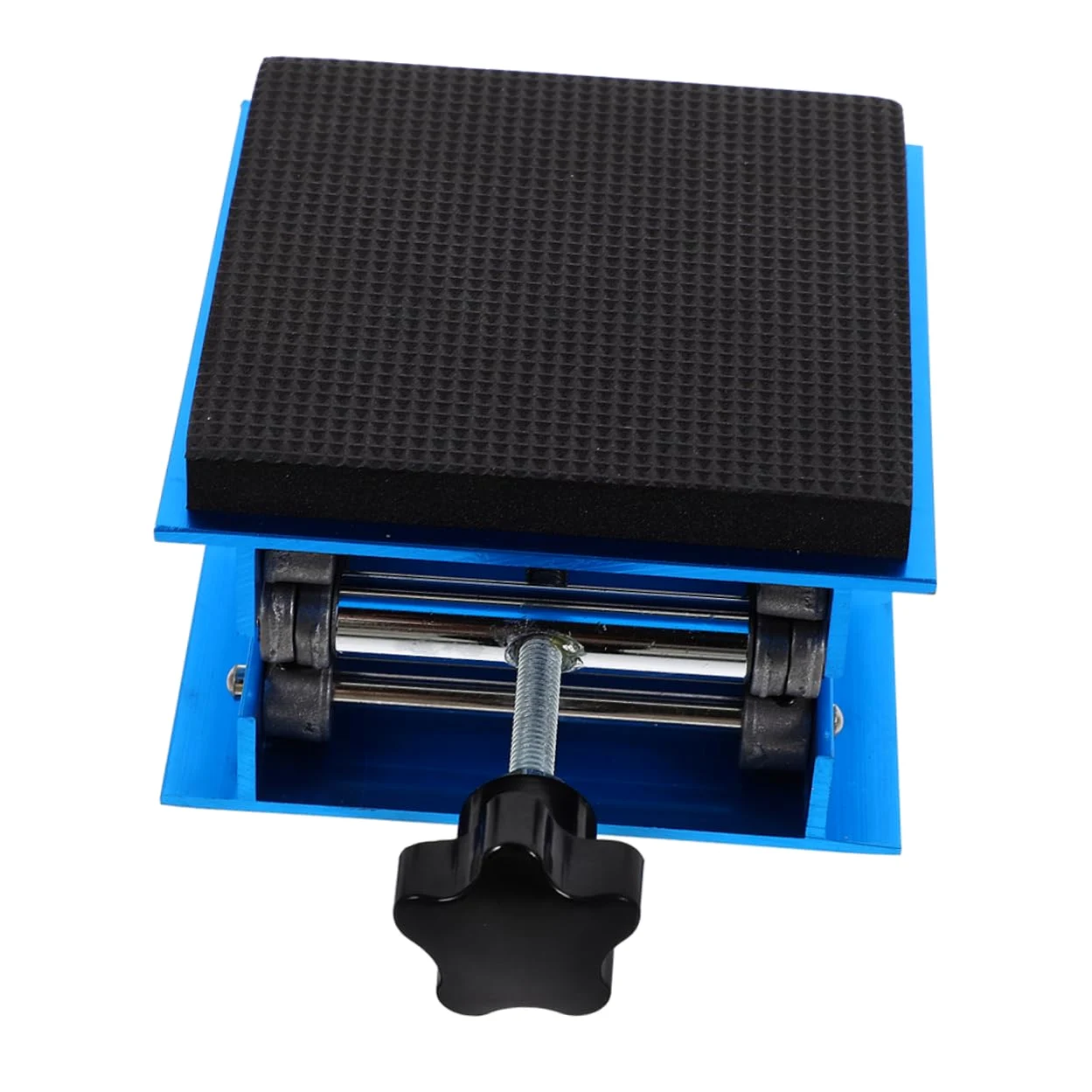 Plataforma Cm Laboratorio 15x15 de Aluminio Elevadora | Soporte Ajustable, Carga Estática 10kg, Rango 7, 5-27, 5cm, Diseño Antideslizante y Uso en Experimentos