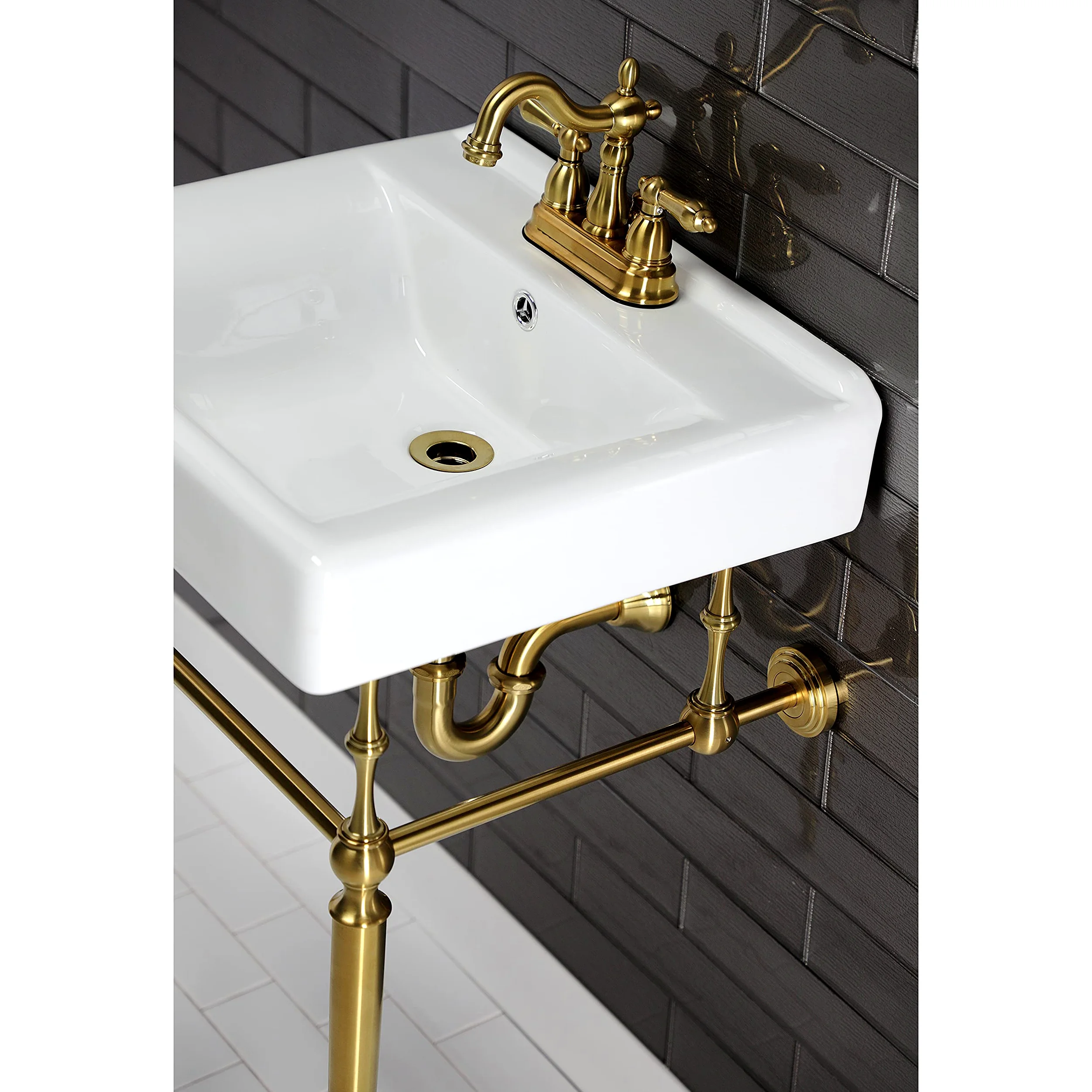 Kingston Brass CC2187 - Trampa decorativa (latón satinado, 3,17 cm)