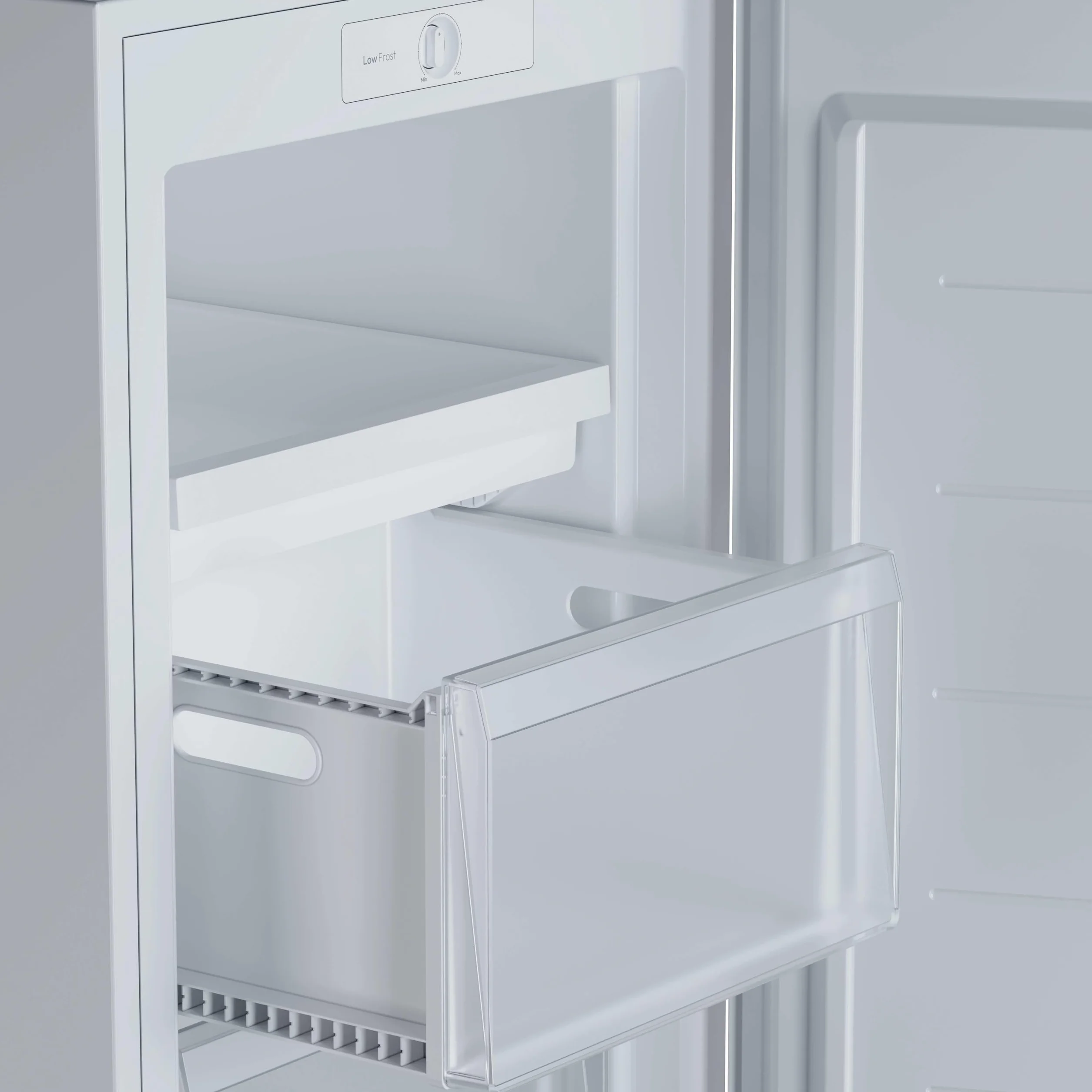 Candy Up Freezer 300 CNUQ2L513EW Congelador Vertical 55cm 169L 4 Cajones Blanco