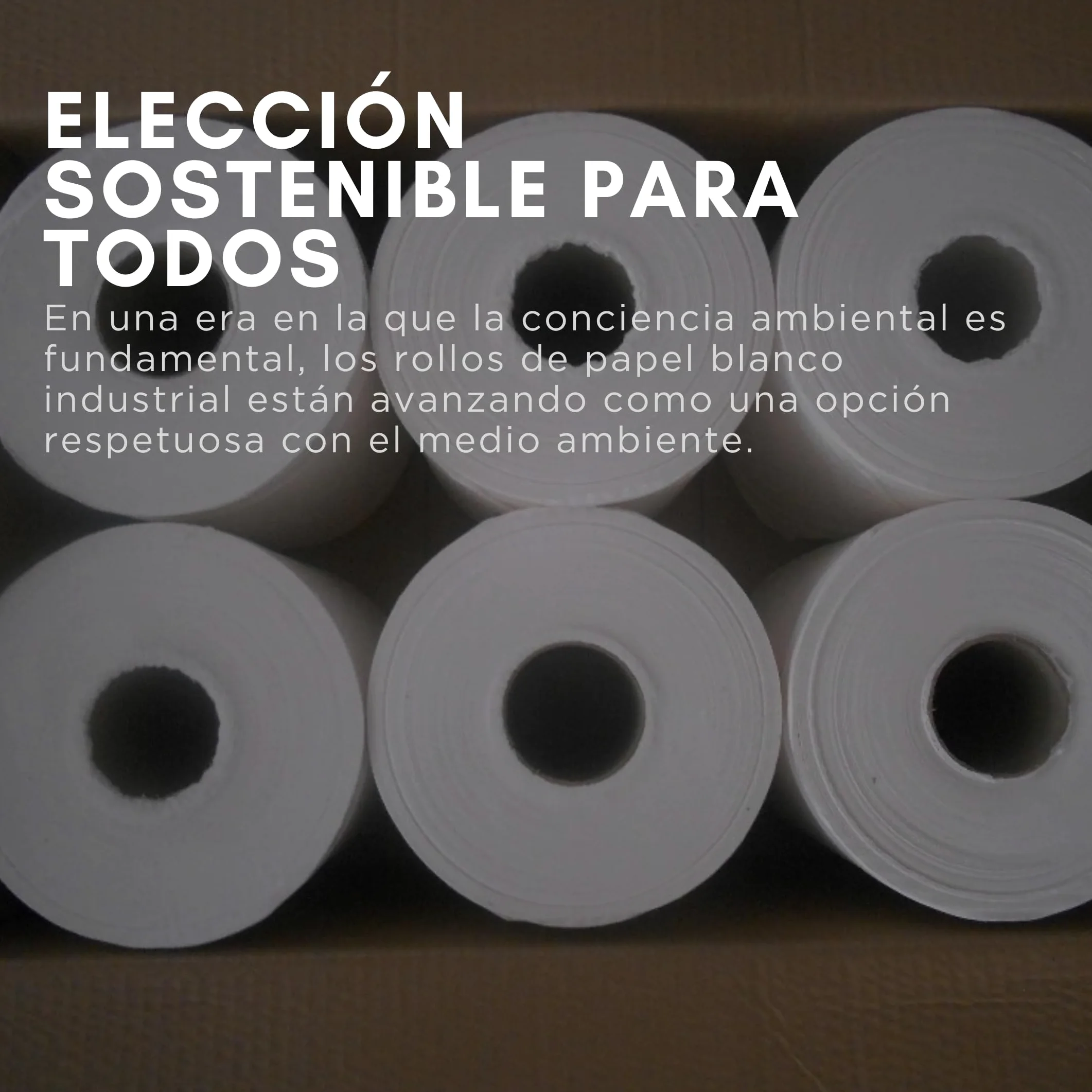 BALSAT | 6 Bobinas de papel industrial blanco | 100% Pasta Virgen | Paquete de 6 Unidades | Bobinas industriales