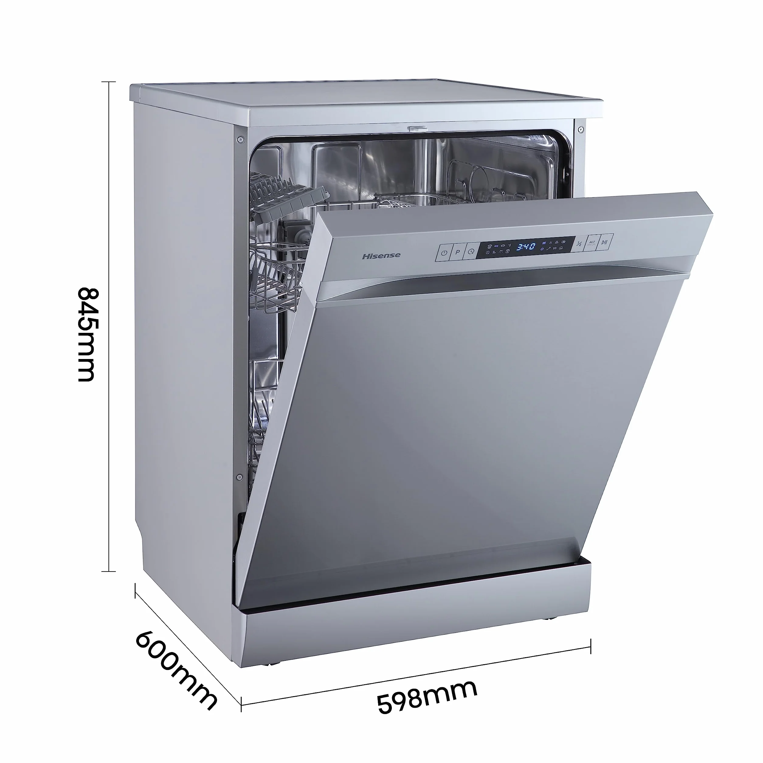Hisense HS622E10X Lavavajillas 13 servicios 60 cm ECO Inox