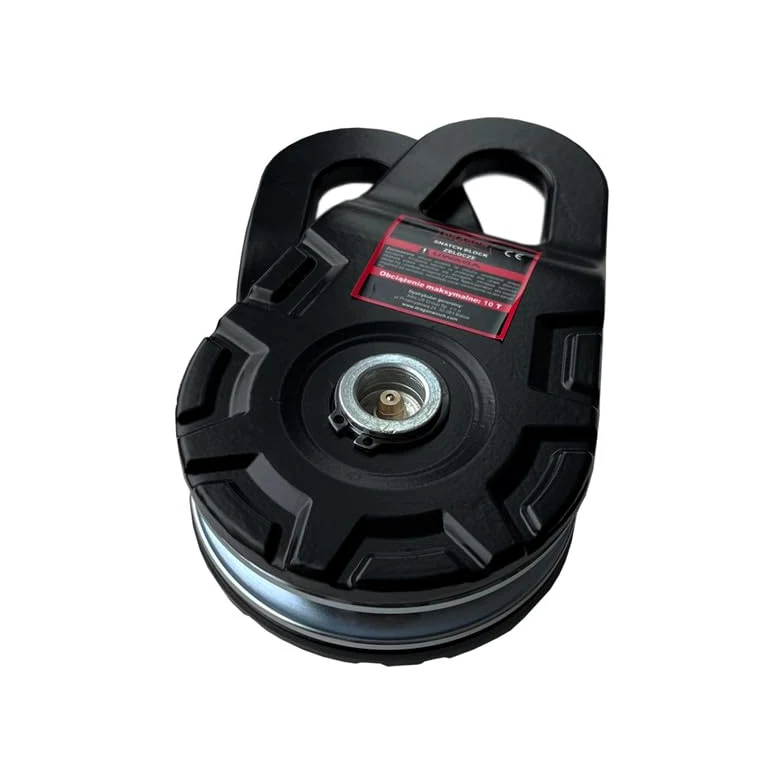 Dragon Winch Polea Bloque para Cabrestante 10T / 22000 lbs con Cuerda de Acero - Doble Fuerza de Tracción para Recuperación Off-Road, Compatible con Vehículos 4x4