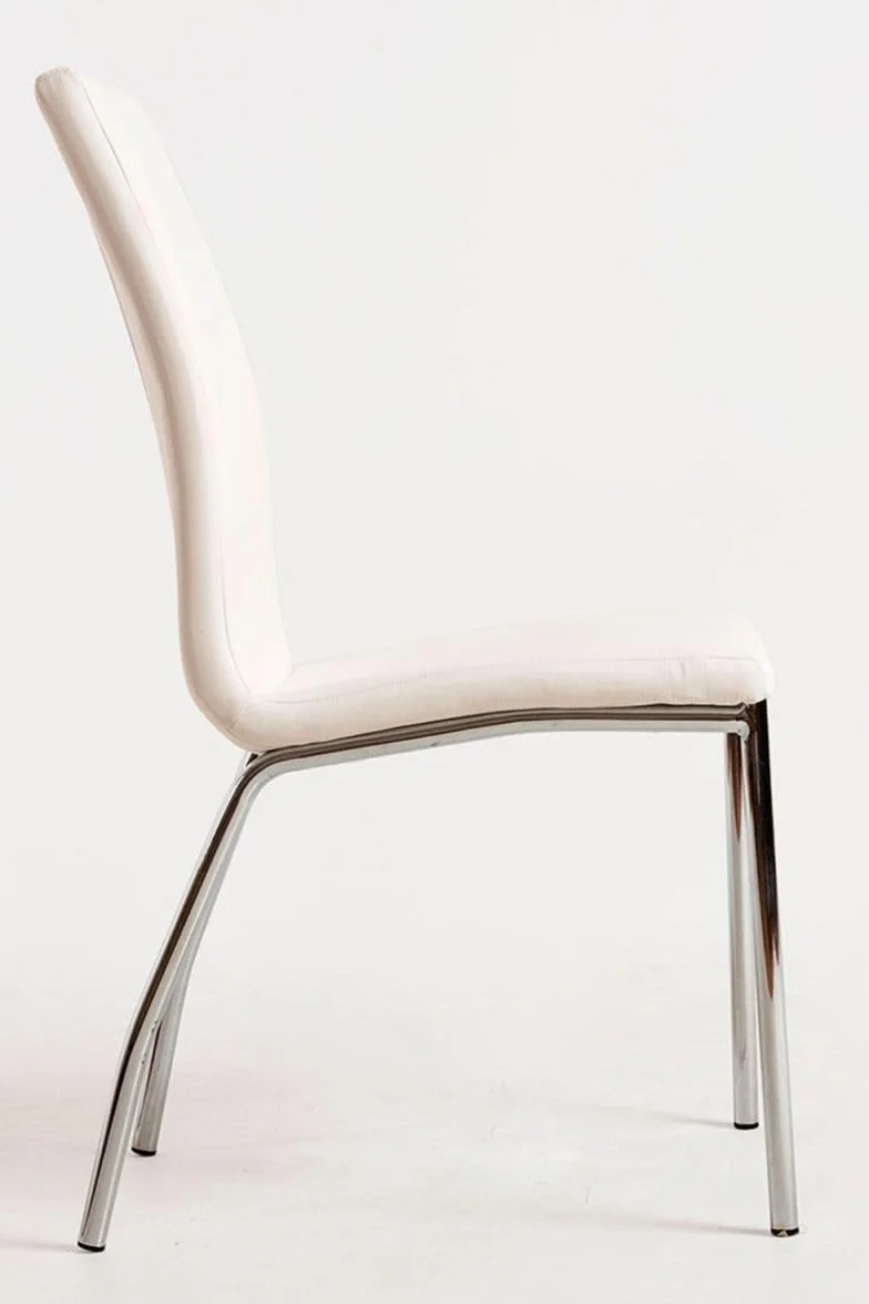 Regalos Miguel - Packs Sillas Comedor - Pack 4 Sillas Humi Polipiel - Blanco