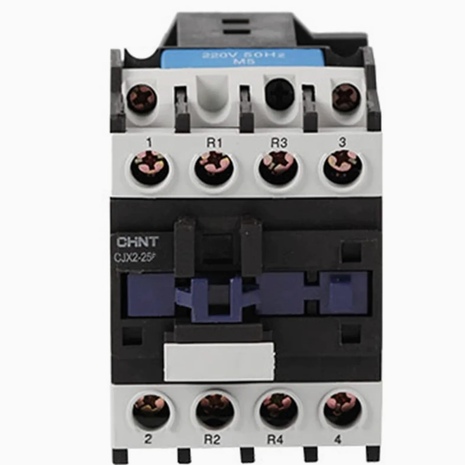 CJX2-2508 2NO 2NC 25A 220V Contactor de Montaje en riel Contactor eléctrico Industrial CJX2 2508
