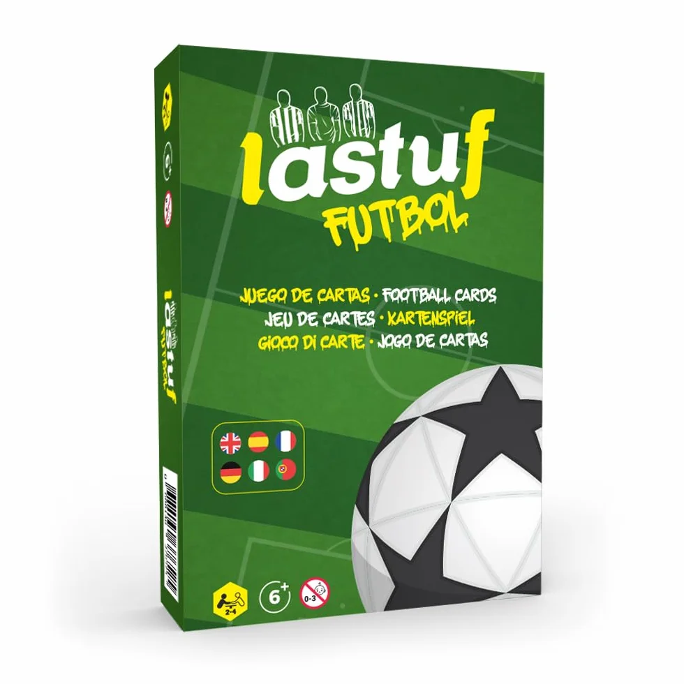 LASTUF Juego de Futbol Niños - Juego de Cartas Familiar De Mesa - Regalo para 6-12 años