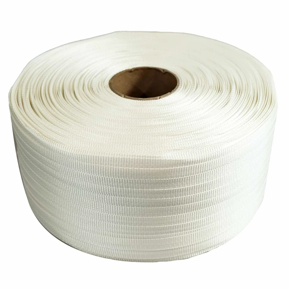 Pack 1 Fleje tejido 16 mm x 850 m + 250 hebillas - Fleje textil de alta resistencia 450kg - TECPLAST PFT1