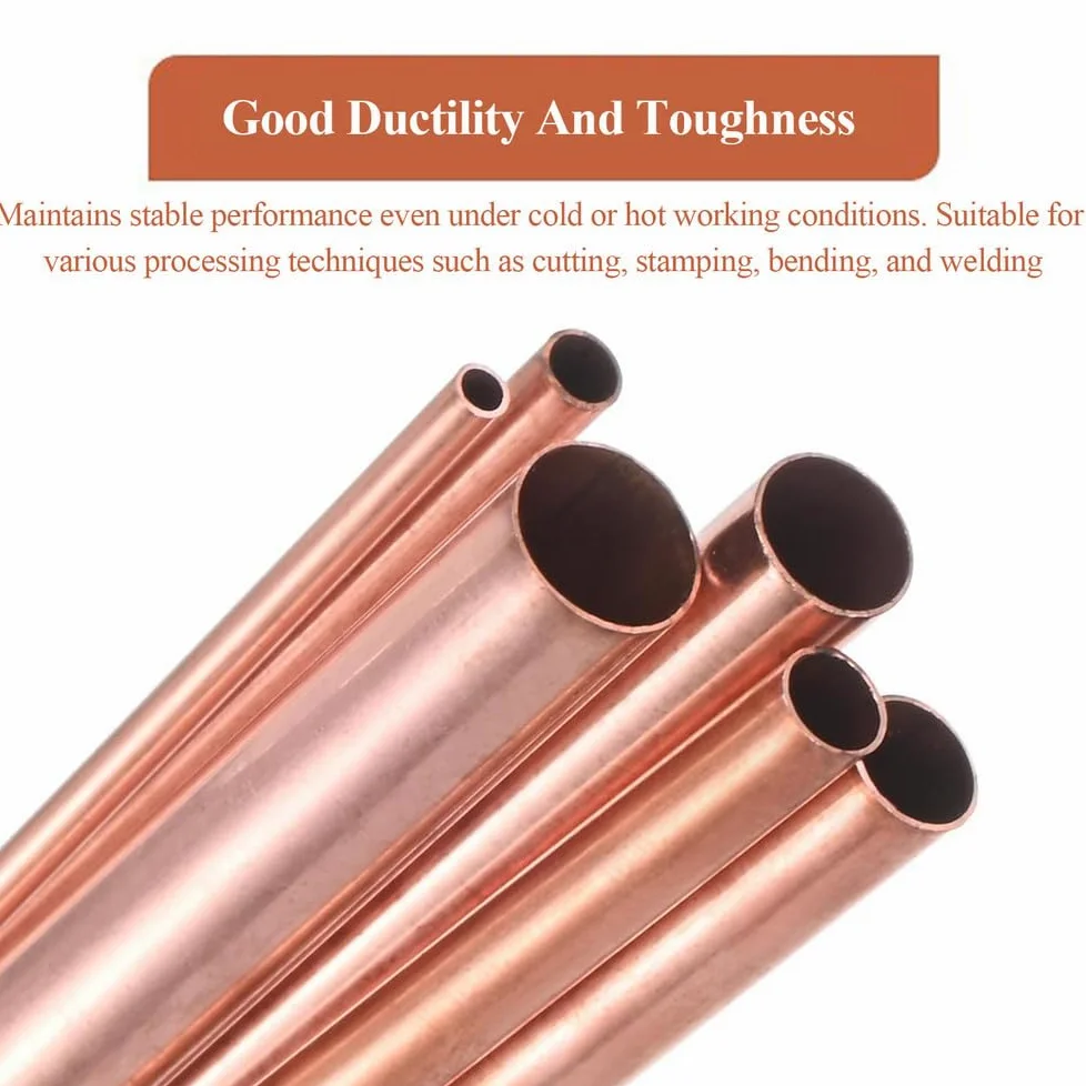 1 Tubo De Cobre 25 Mm Diámetro Exterior, 500 Longitud, Redondo Sin Costuras T2 | Tubería de cobre puroProyectos de laboratorio de ingeniería de bricolaje de alta ductilidad