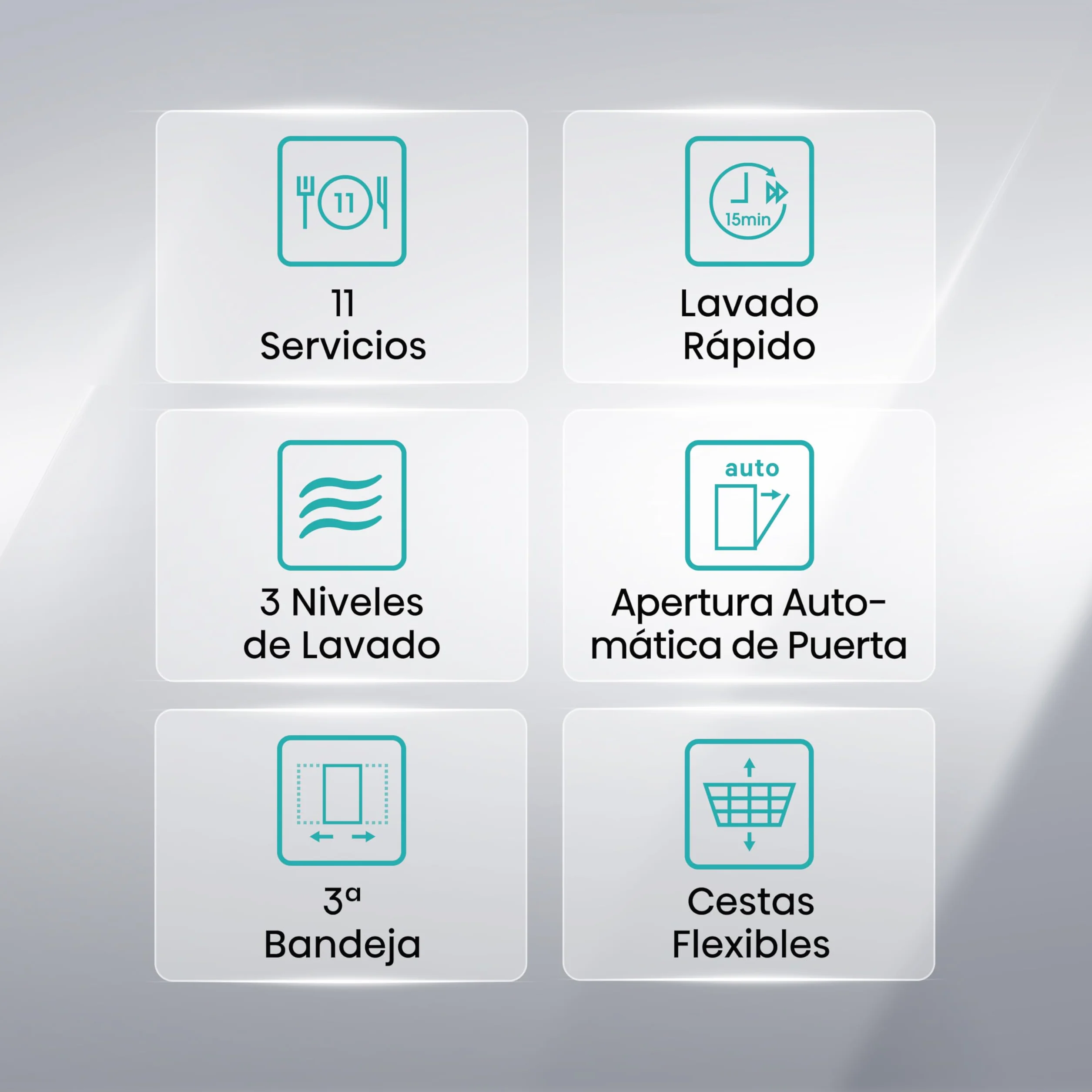 Hisense Lavavajillas Libre Instalación 45cm 11 Servicios 8 Programas Media Carga 3ª Bandeja Inox