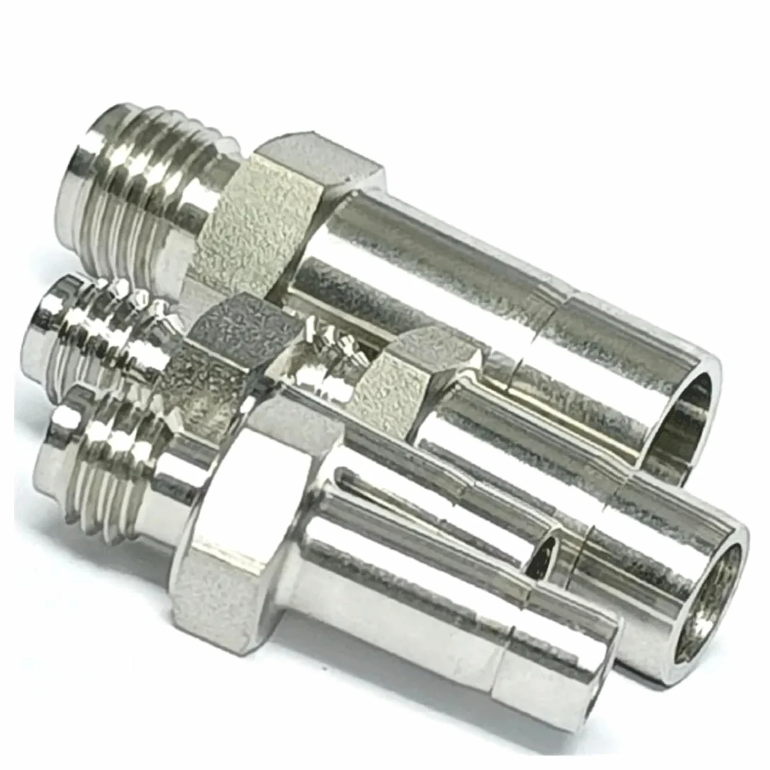 Unión de compresión de doble férula de 3 mm a 1/4" de diámetro exterior for tubo macho de compresión de acero inoxidable SUS316L