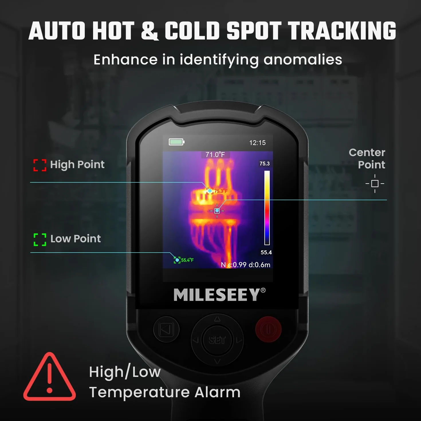 MiLESEEY TR10 Cámara de Imágenes Térmicas 192x192 25Hz -4°F a 1022°F Infrarroja
