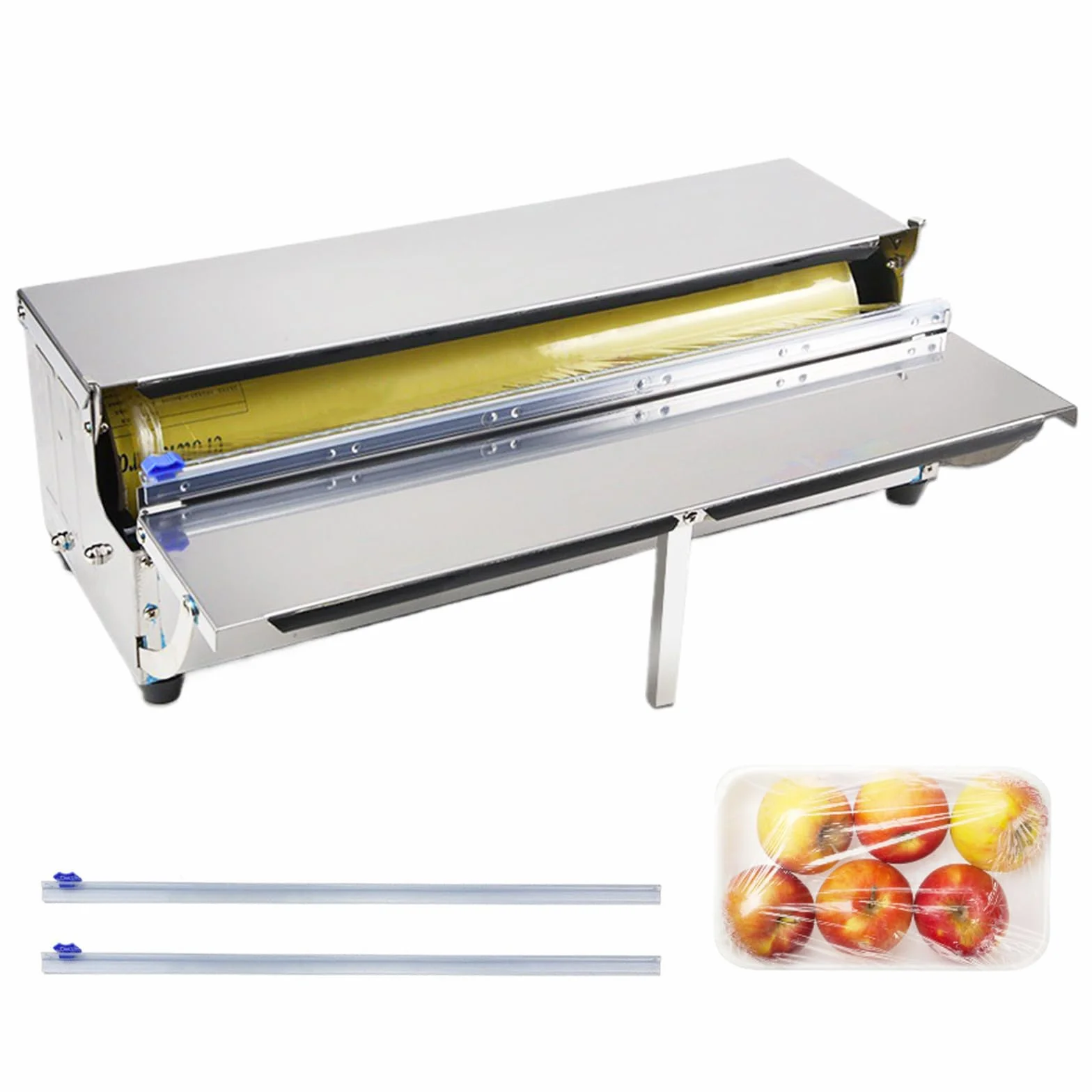 Dispensador de Film Alimentario 450 mm Acero Inoxidable 2 Cuchillas