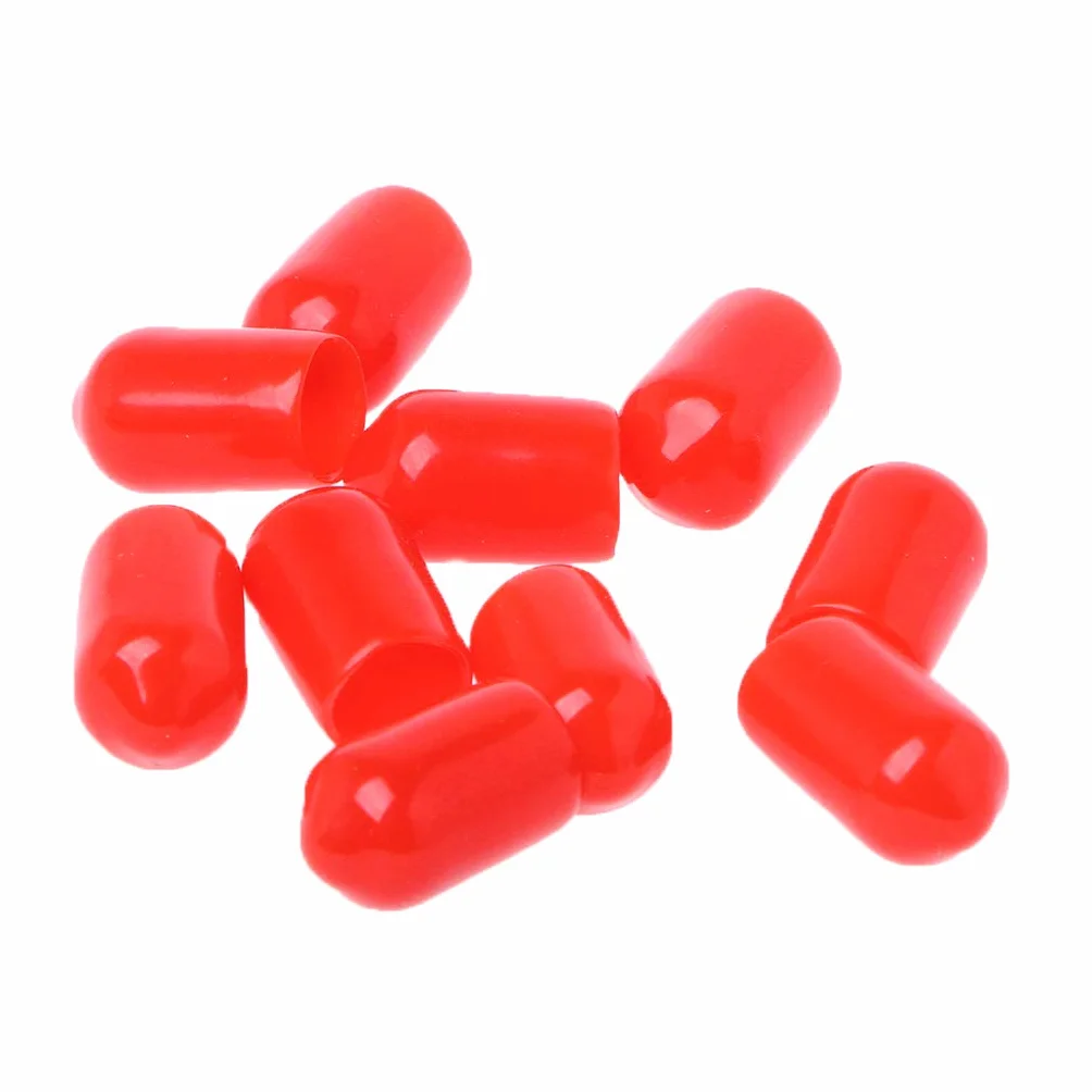 Tapas protectoras rojas SMA 6 mm 100 uds