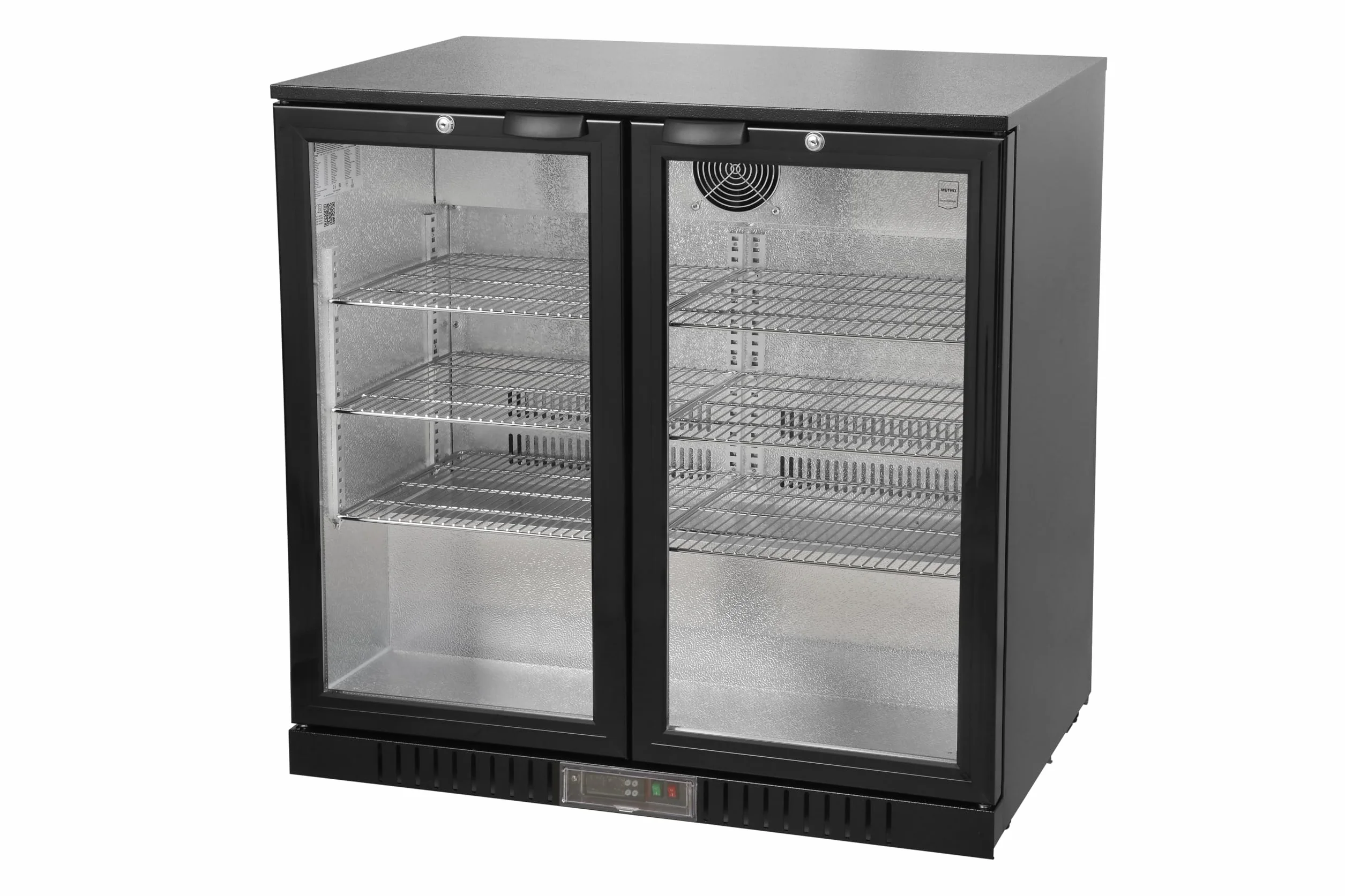 METRO Professional Refrigerador de bebidas GBC3002, 198 L, 90 x 53 x 86.5 cm, 160 W, Negro