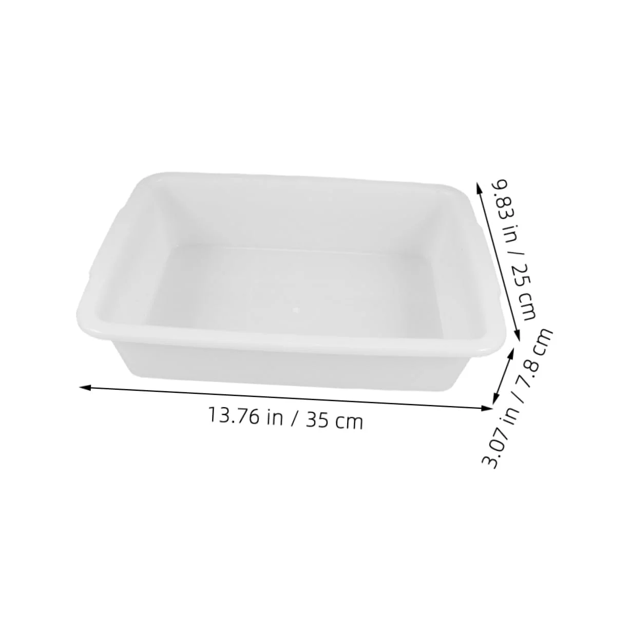 Bandeja De Laboratorio Multifuncional Rectangular 24x17x6,5 Cm, Resistente a Ácidos y Bases, Bandeja De Mezcla Anti-fugas Para Experimentos Químicos y Enseñanza Científica
