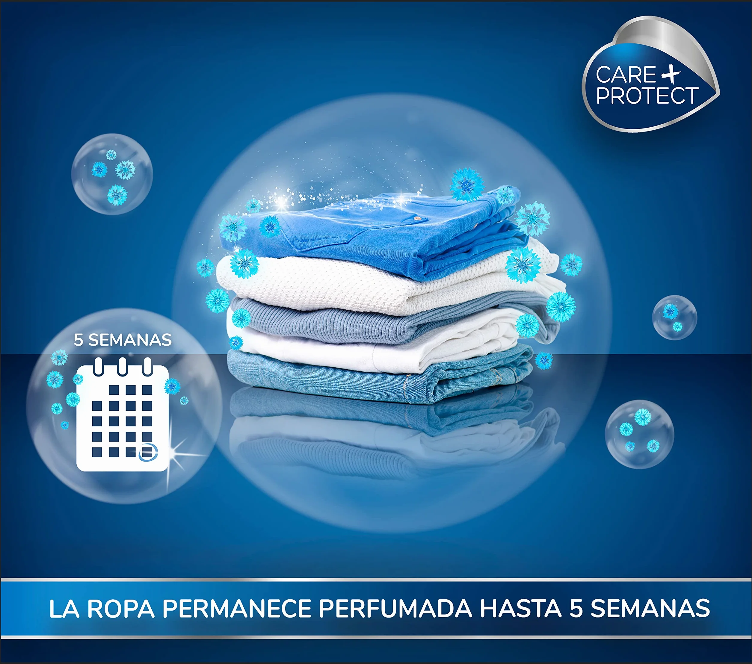 CARE + PROTECT Fiori di Talco Esencia Concentrada para Ropa 400ml 80 ciclos