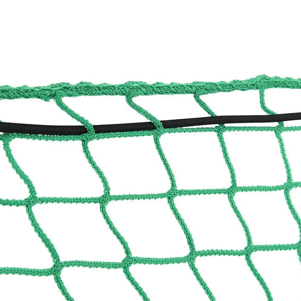 Red para remolque con cuerda de goma verde, 5 x 3 m, de polipropileno resistente, resistente a los rayos UV y a la intemperie, elástica para asegurar la carga de coches, SUV, coches, remolques
