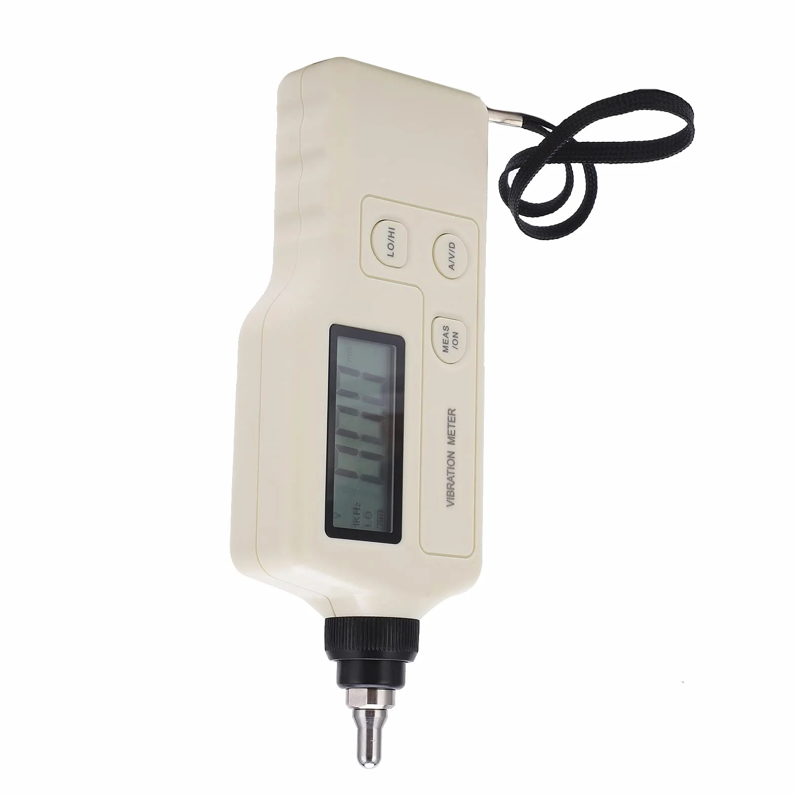 ViaGasaFamido Medidor de Vibración Liviano, Medidor de Vibración Portátil LCD para Detección de Fallas Mecánicas, Mide hasta 199,9 m/S² de Aceleración para Ingenieros