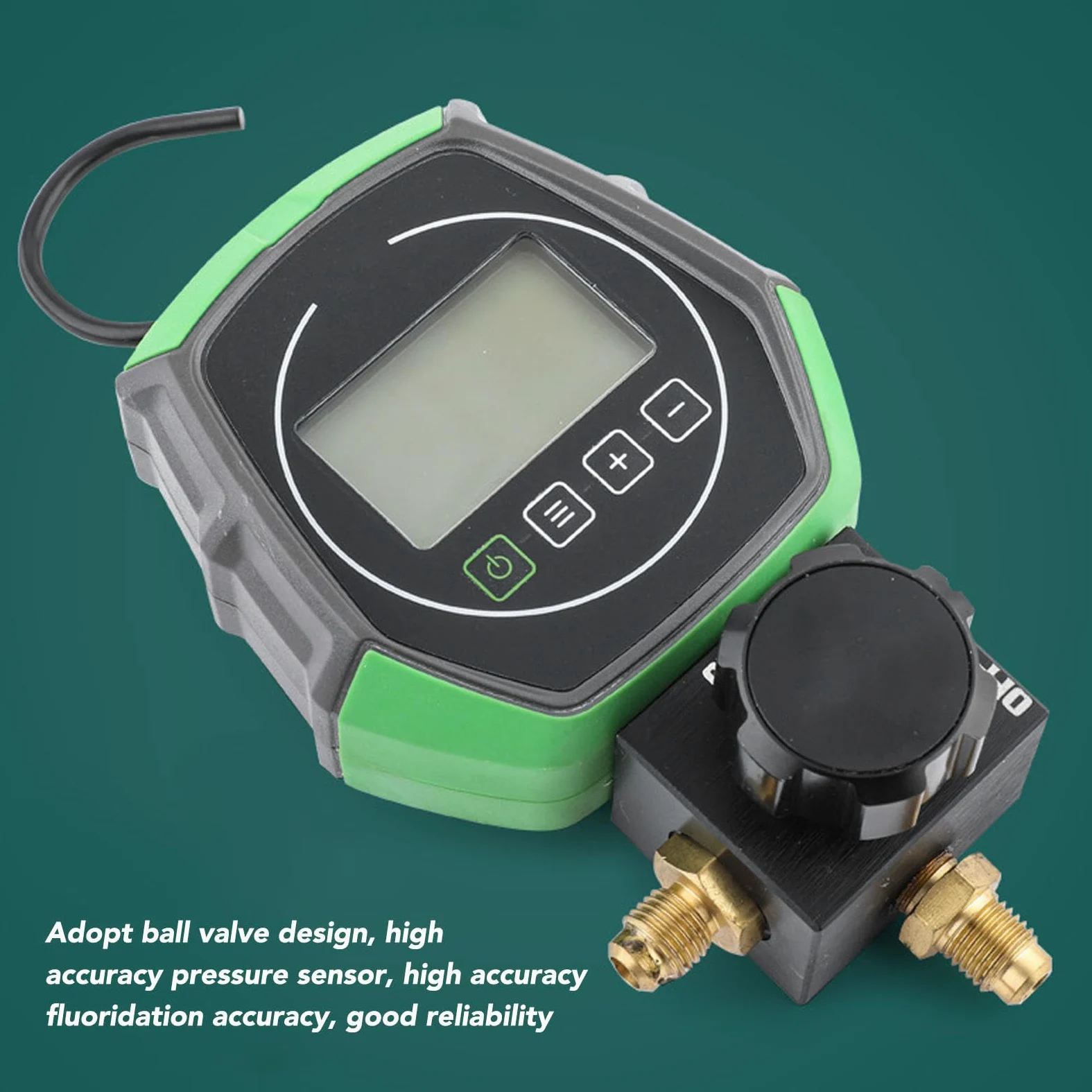 Medidor Digital HVAC 0-6000KPa Diseño de Válvula Probador de Medidor de Vacío HVAC de Alta Precisión para Mantenimiento e Instalación para Equipos que Cumplen con las Normas y Temperatura
