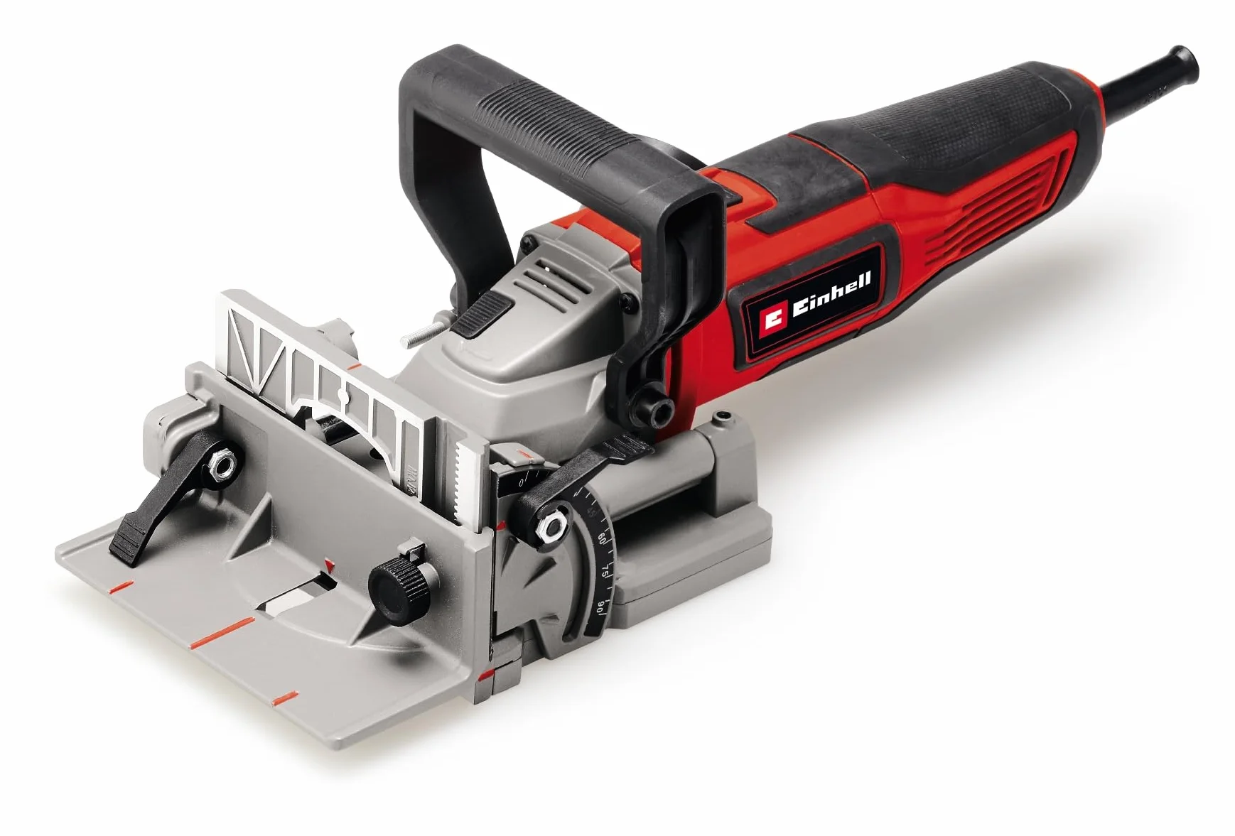 Einhell Fresa engalletadora TE-BJ 900 (900 W, profundidad de fresado 20 mm, ajuste de ángulo/altura, ajuste de profundidad de 6 niveles, bolsa colectora de polvo, incl. hoja de fresado 100 mm)