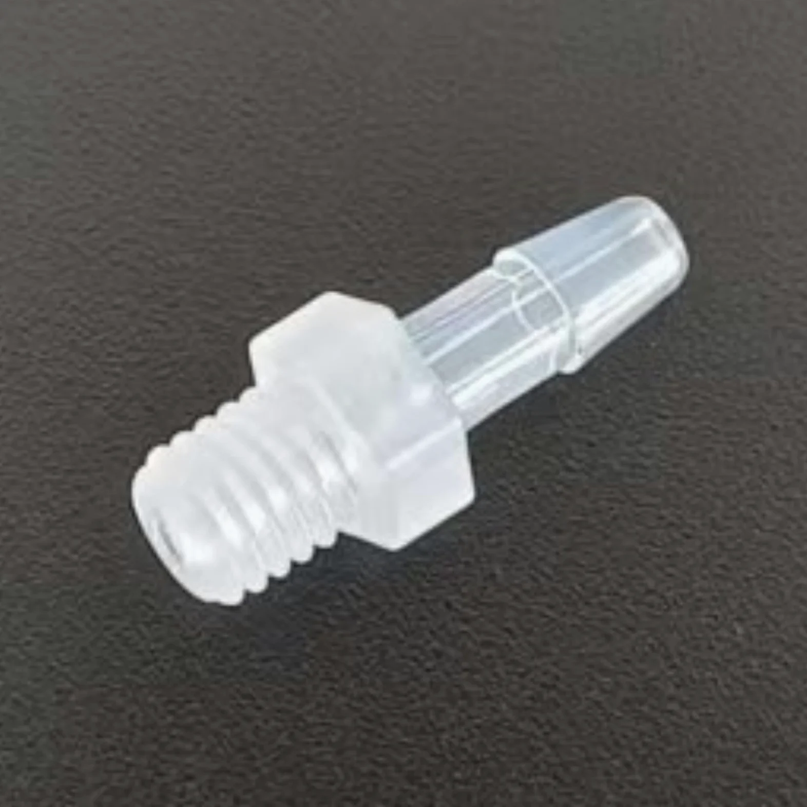 Accesorios de púas for manguera plástico reutilizables, adaptador rosca macho M5, paquete 50, conector tubería PP for laboratorio, maquinaria alimentaria(2.4mm 3/32inch M5)