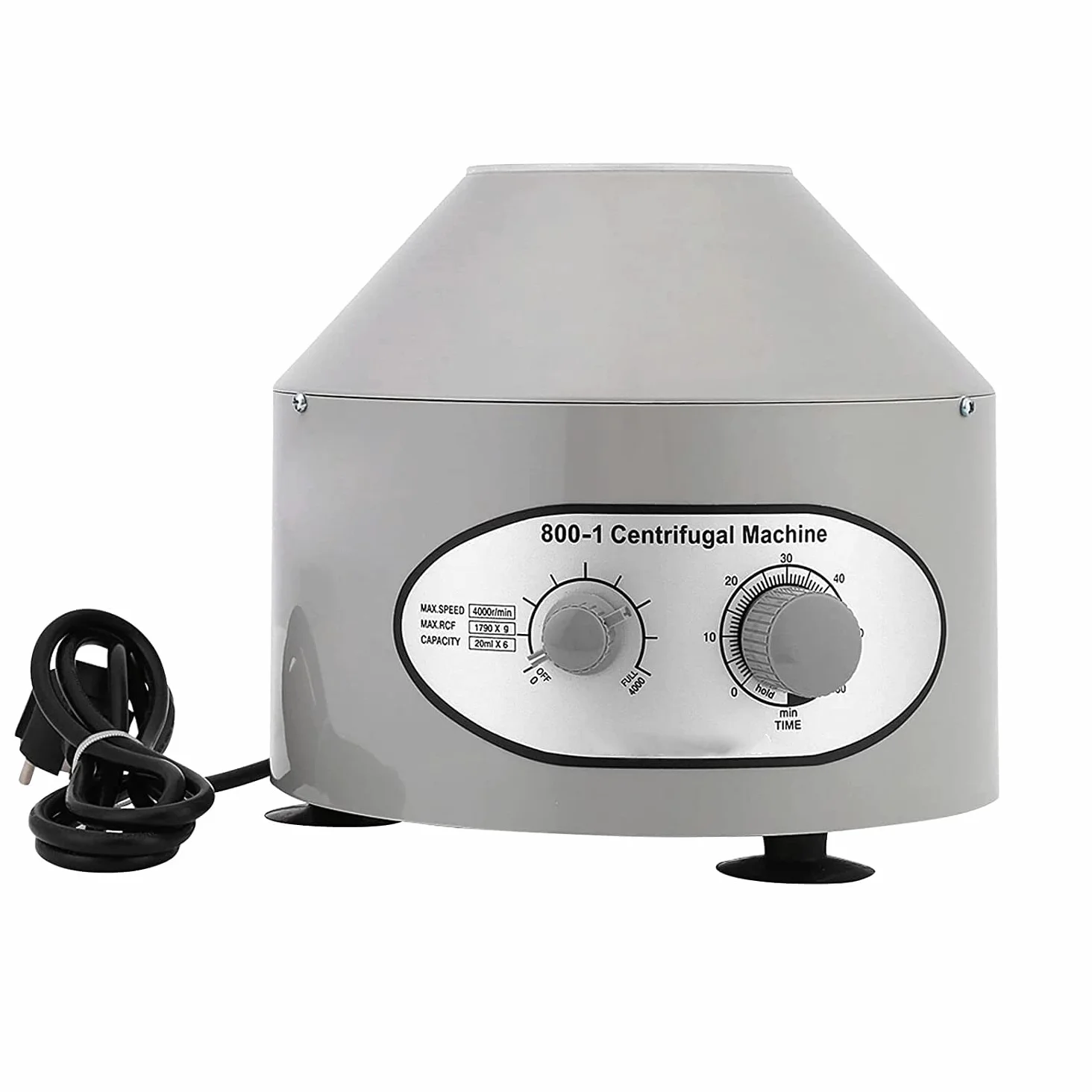 Centrifuga eléctrica de mesa, centrifugadora de laboratorio, 4000 rpm, laboratorio médico 25 W, 6 x 20 ml