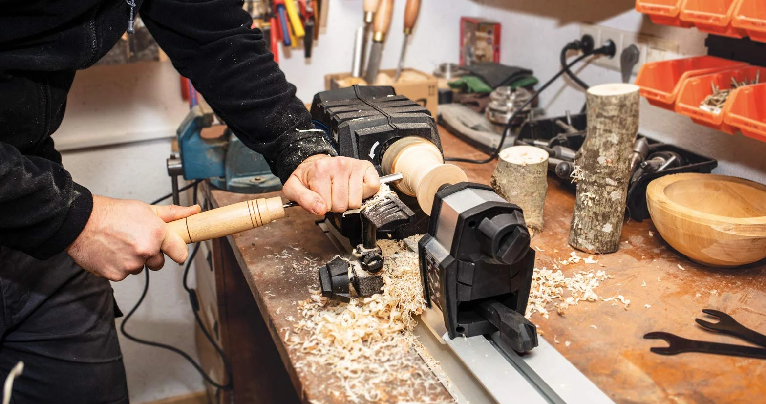 Torno para madera DM600VARIO Scheppach - 220-240V 50Hz 550W marca Scheppach