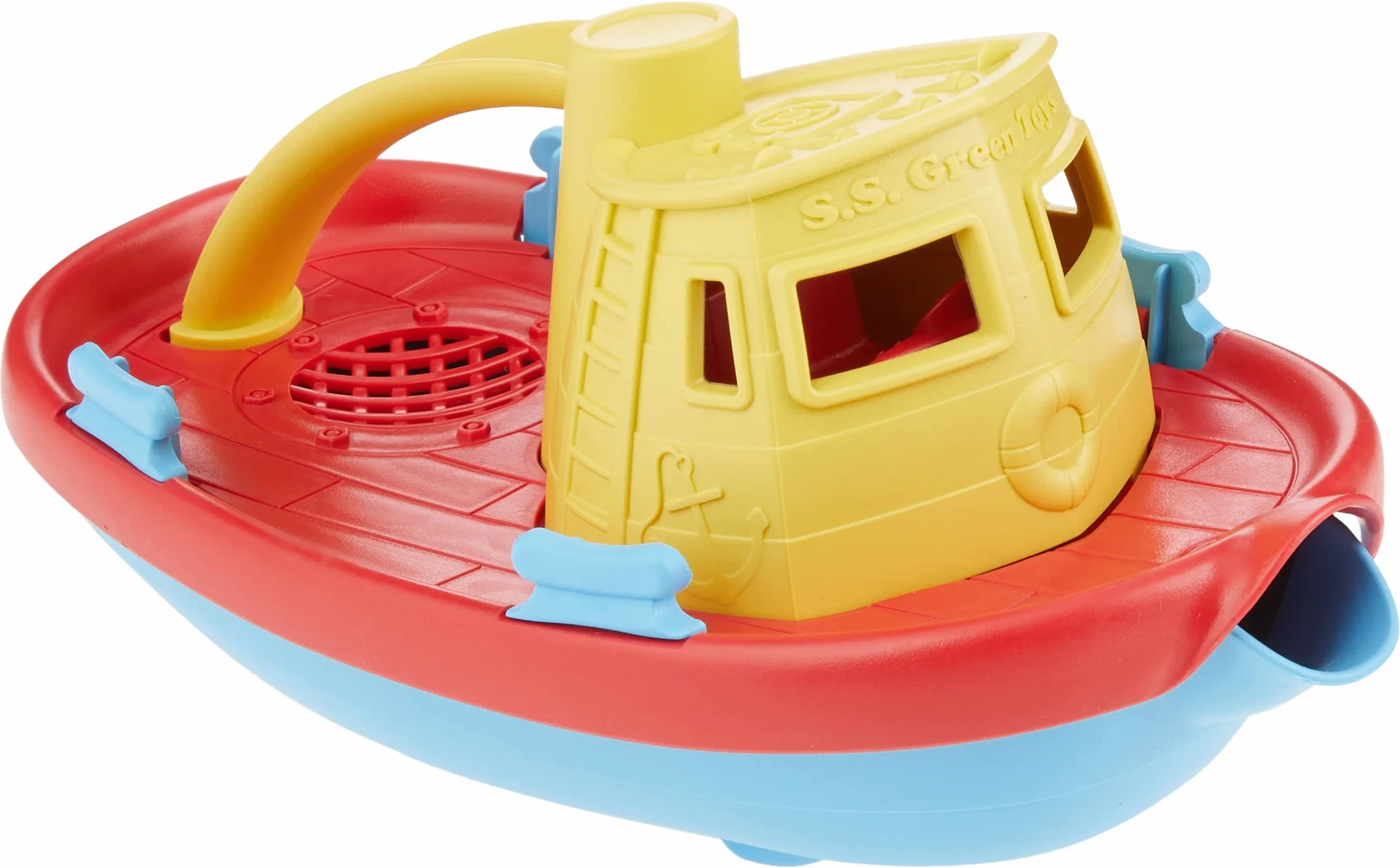 Green Toys Tug Boat CB3 Barco de remolque amarillo