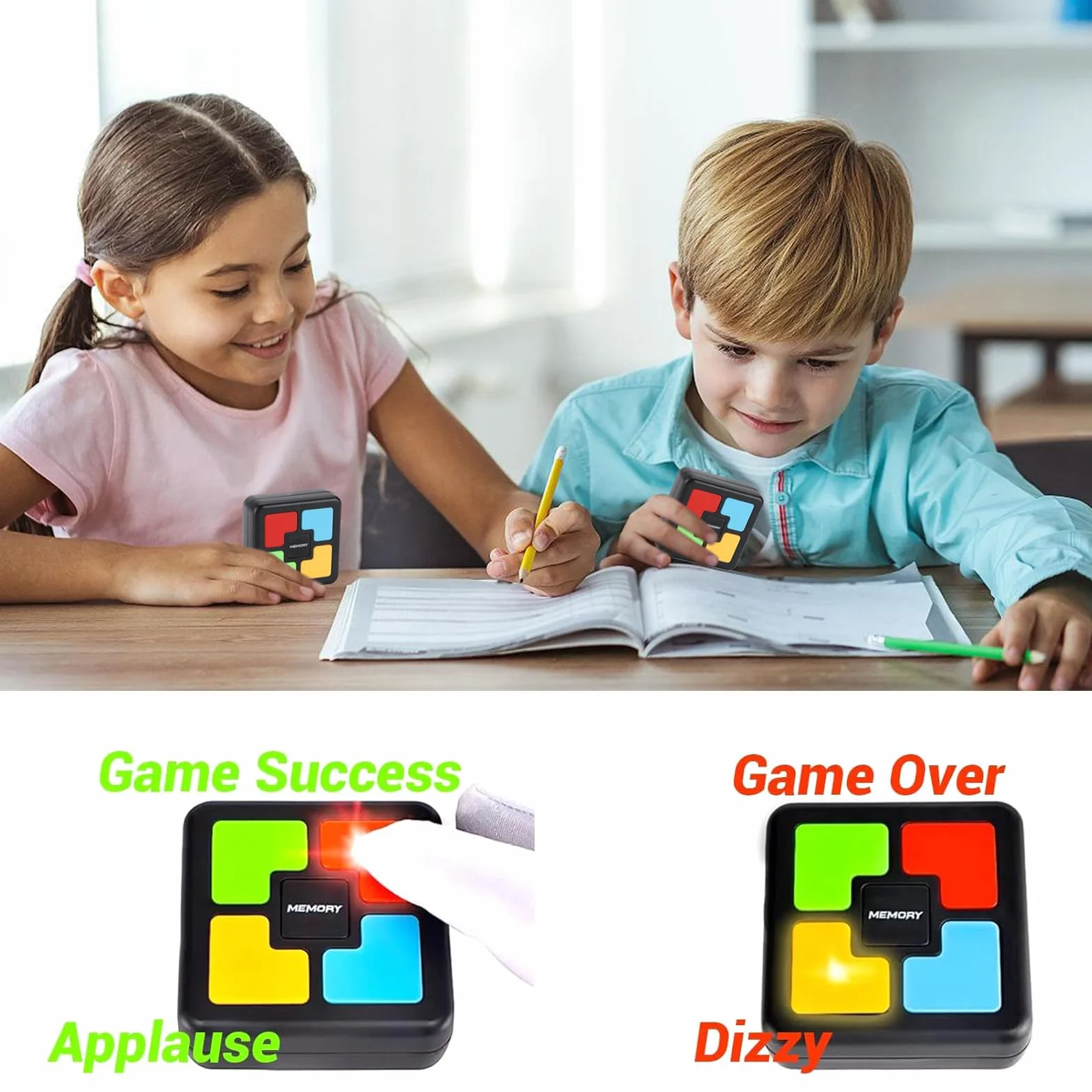 Juego de Memoria Electrónico para Niños con Luz y Música Inteligente