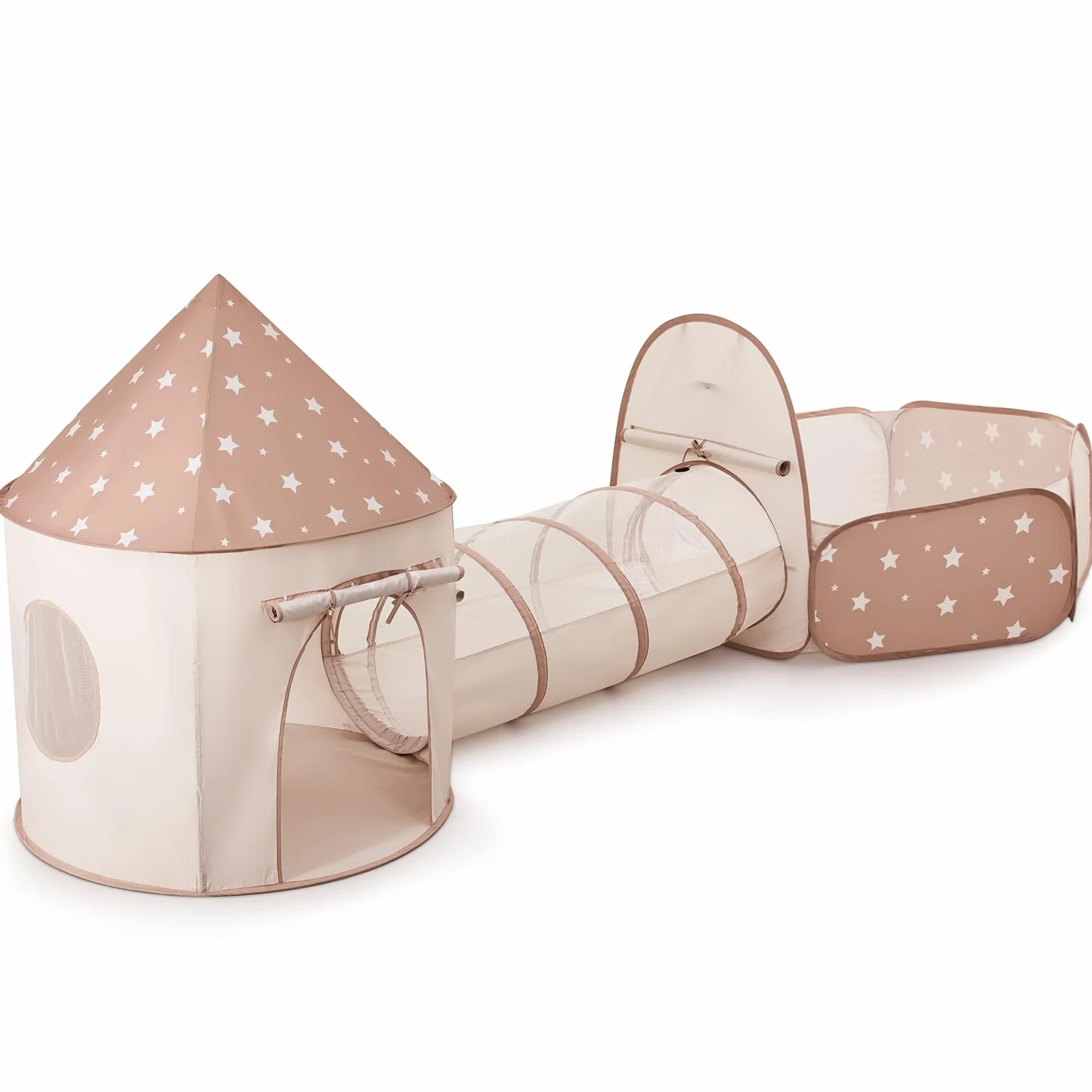 Sumbababy Tienda de Campaña Infantil 3-en-1 Pop-up Túnel de Juego Piscina de Bolas Bebé