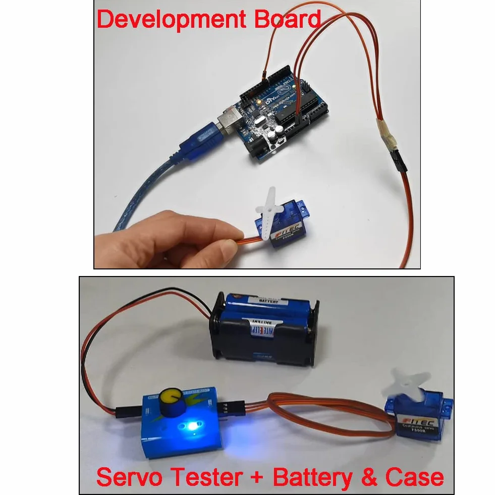 Feetech FS90R Servo analógico rotación micro continua 360° rueda neumático RC robot Arduino Microbit paquete 2