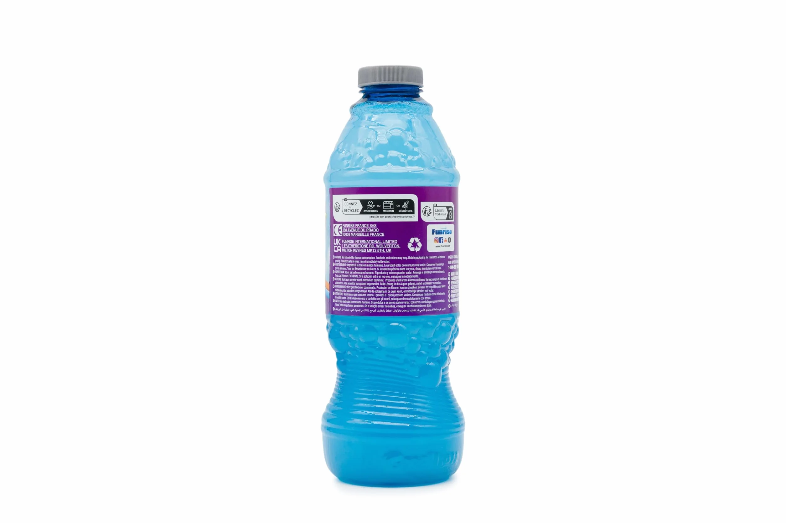 Gazillion Solución Gigante de Pompas 1L Botella Burbujas Gigantes Vibrantes Seguras Niños Fiestas Celebraciones