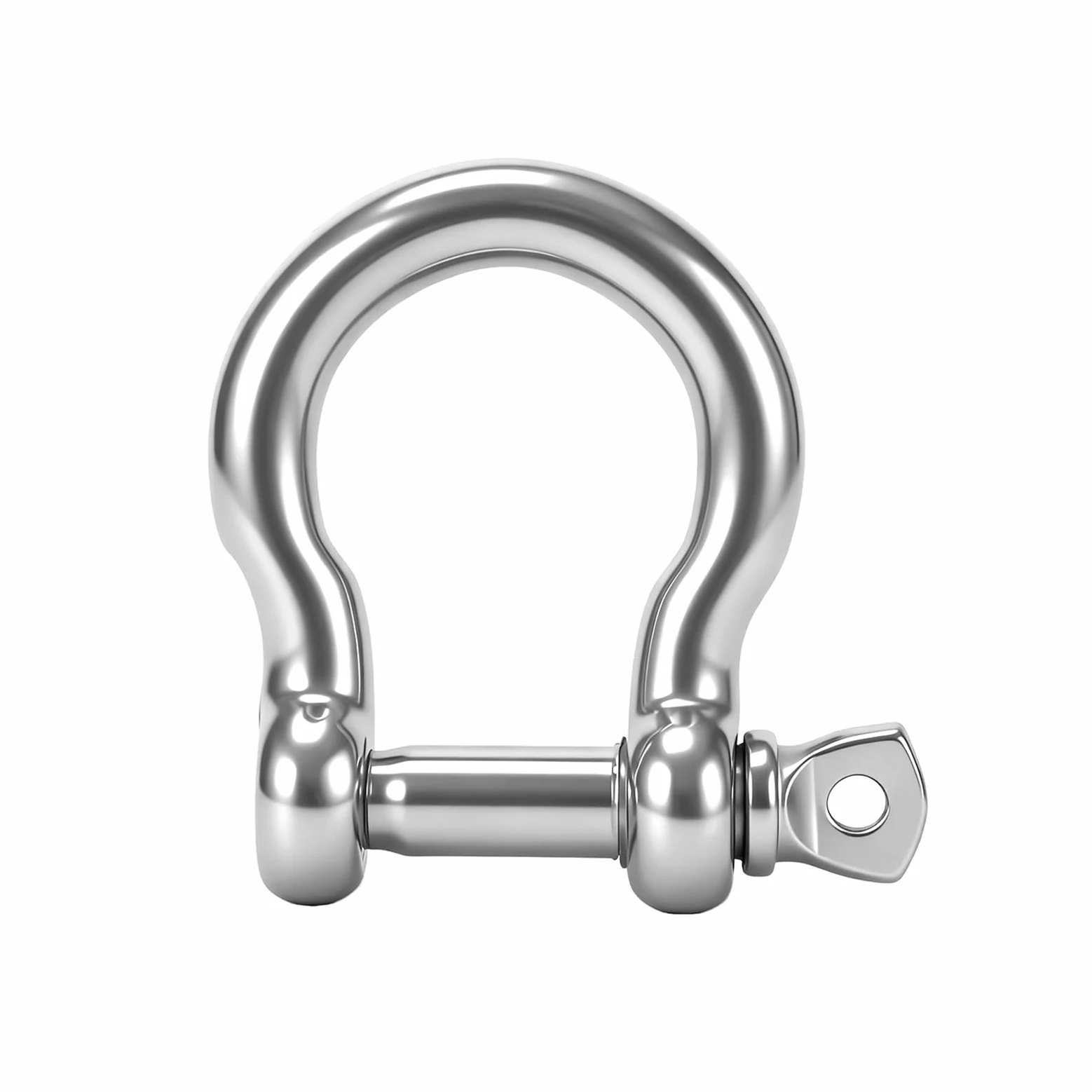 Grillete de aparejo de barco de acero inoxidable 304 con tornillo de perno de tornillo, hardware para exteriores de 4 mm -M38 para amarre de remolque y tareas de utilidad al aire libre, ajuste de