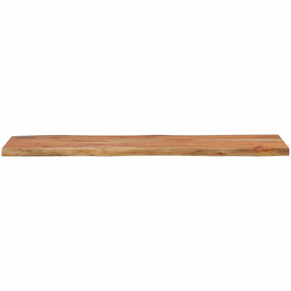 vidaXL Tablero Rectangular Madera de Acacia Borde Vivo 120x40x2,5 cm, Tablero, Tablero de Mesa Rectangular, Tablero de Mesa de Comedor