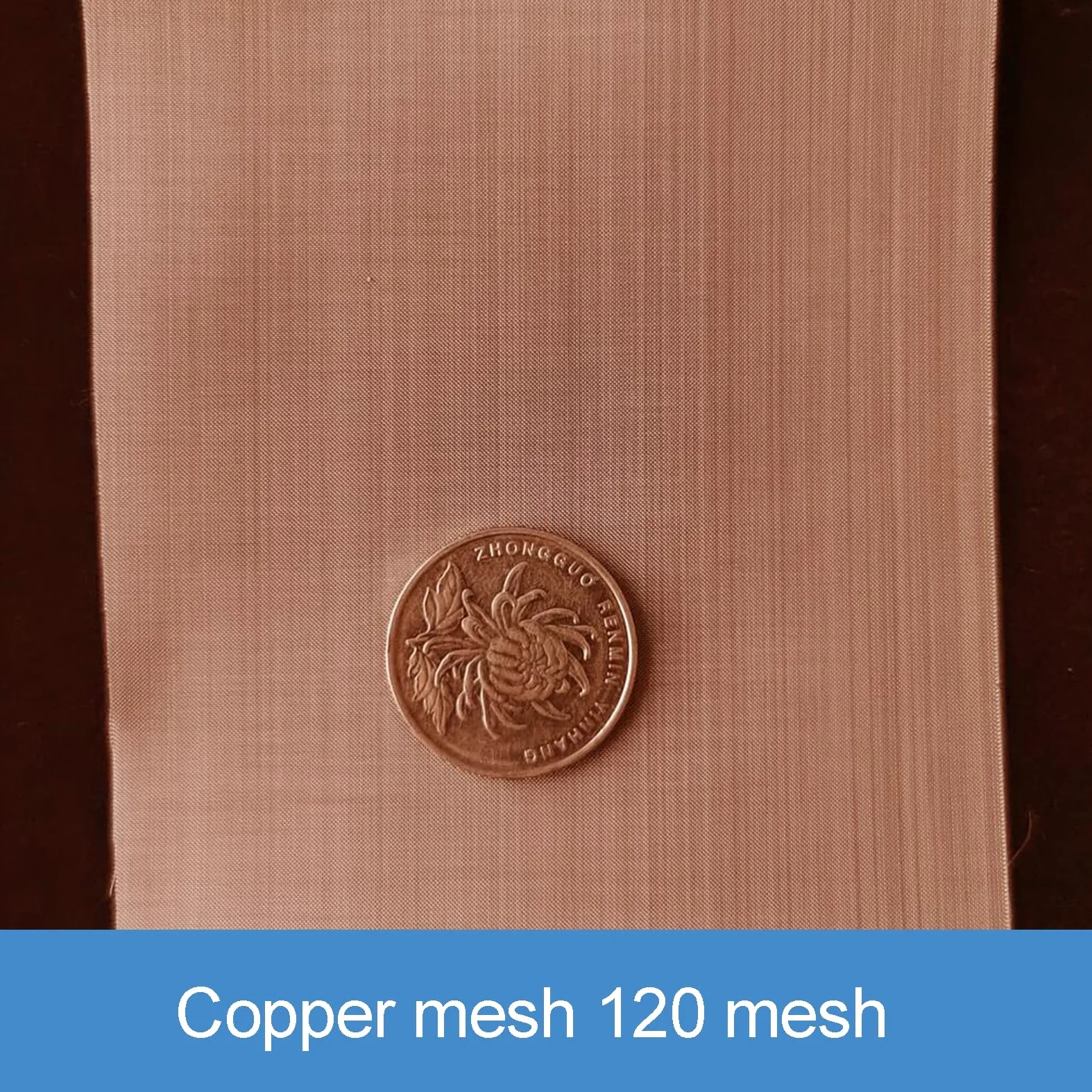 Alambre De Pantalla De Cobre Puro, Malla 120 Malla De Gasa De Cobre Puro 39 in (W) X39 in (L) Malla De Pantalla De Filtro De Resistencia A Altas Temperaturas,Copper Mesh,120mesh