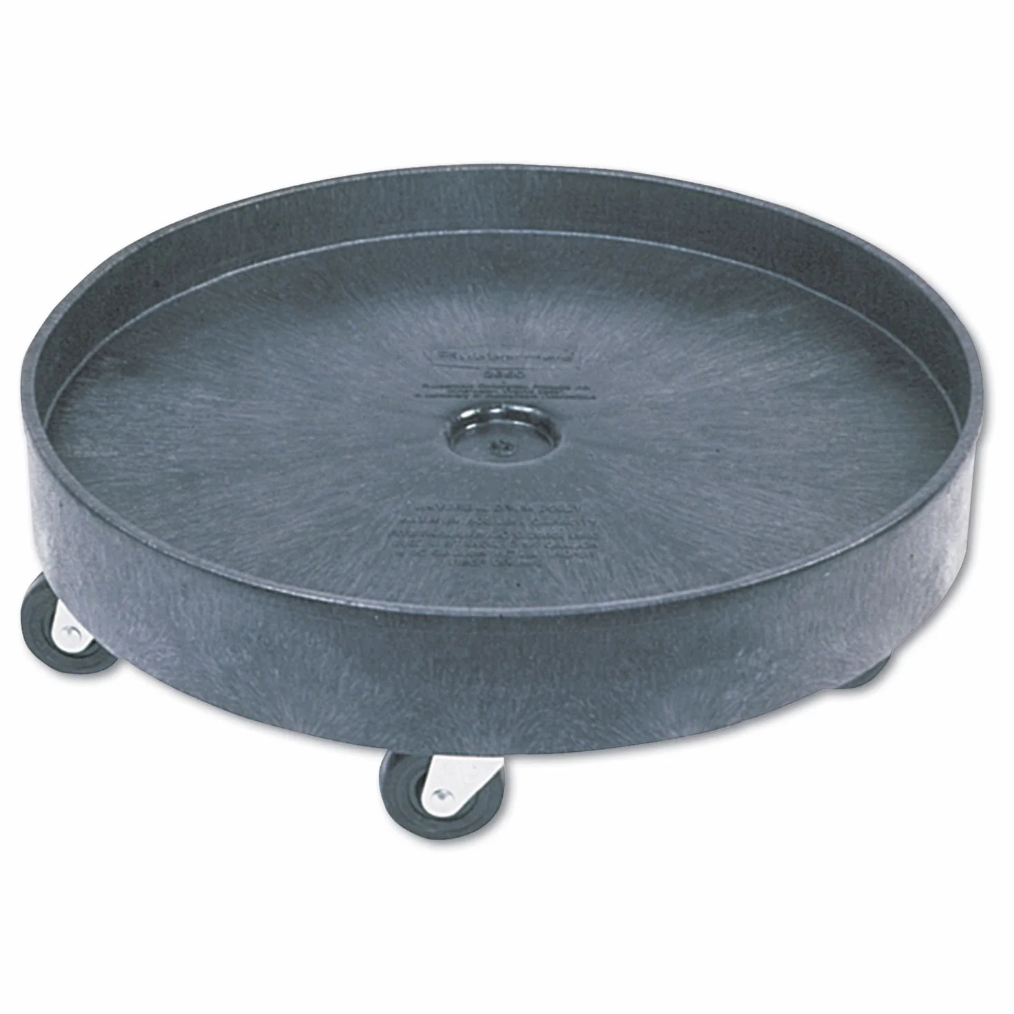 Rubbermaid Commercial Products Dolly - Base universal con ruedas para mover cubo de basura, color negro