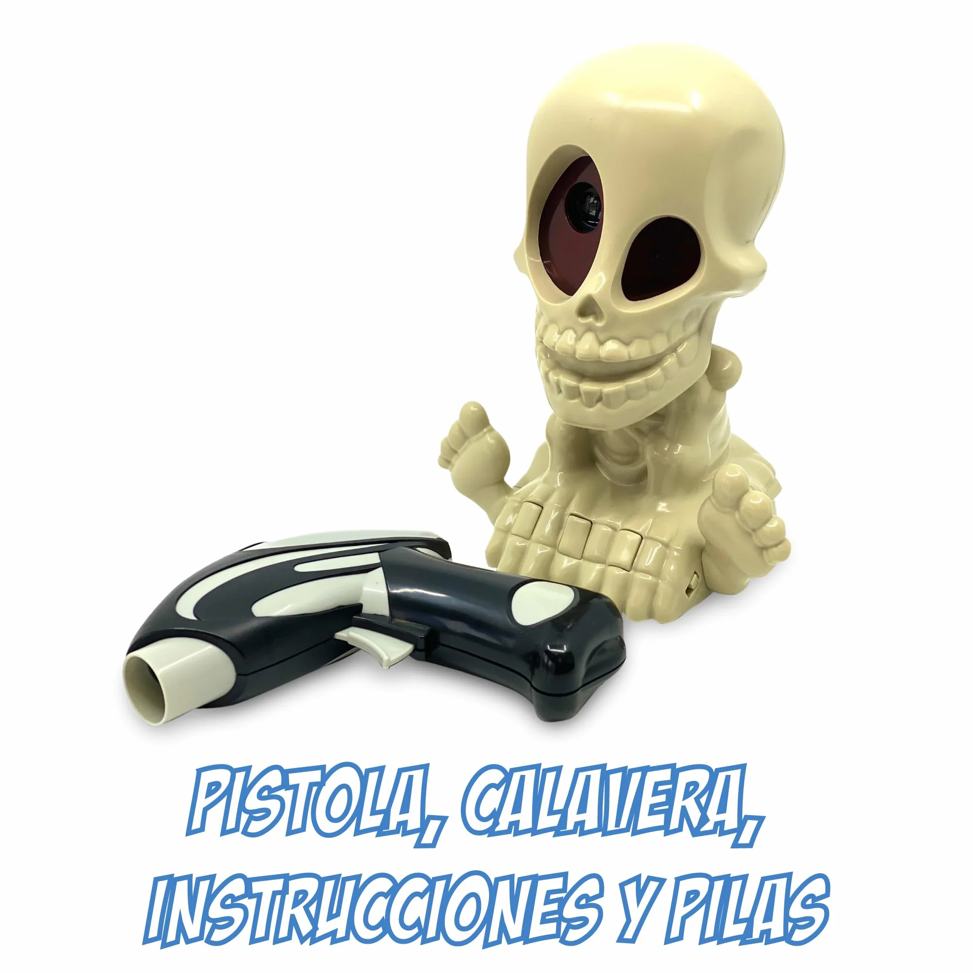 Famosa Famogames Johnny Calavera Juego de Mesa Familiar Atrapa Fantasmas Juguete Electrónico con Luz y Sonido 4 años