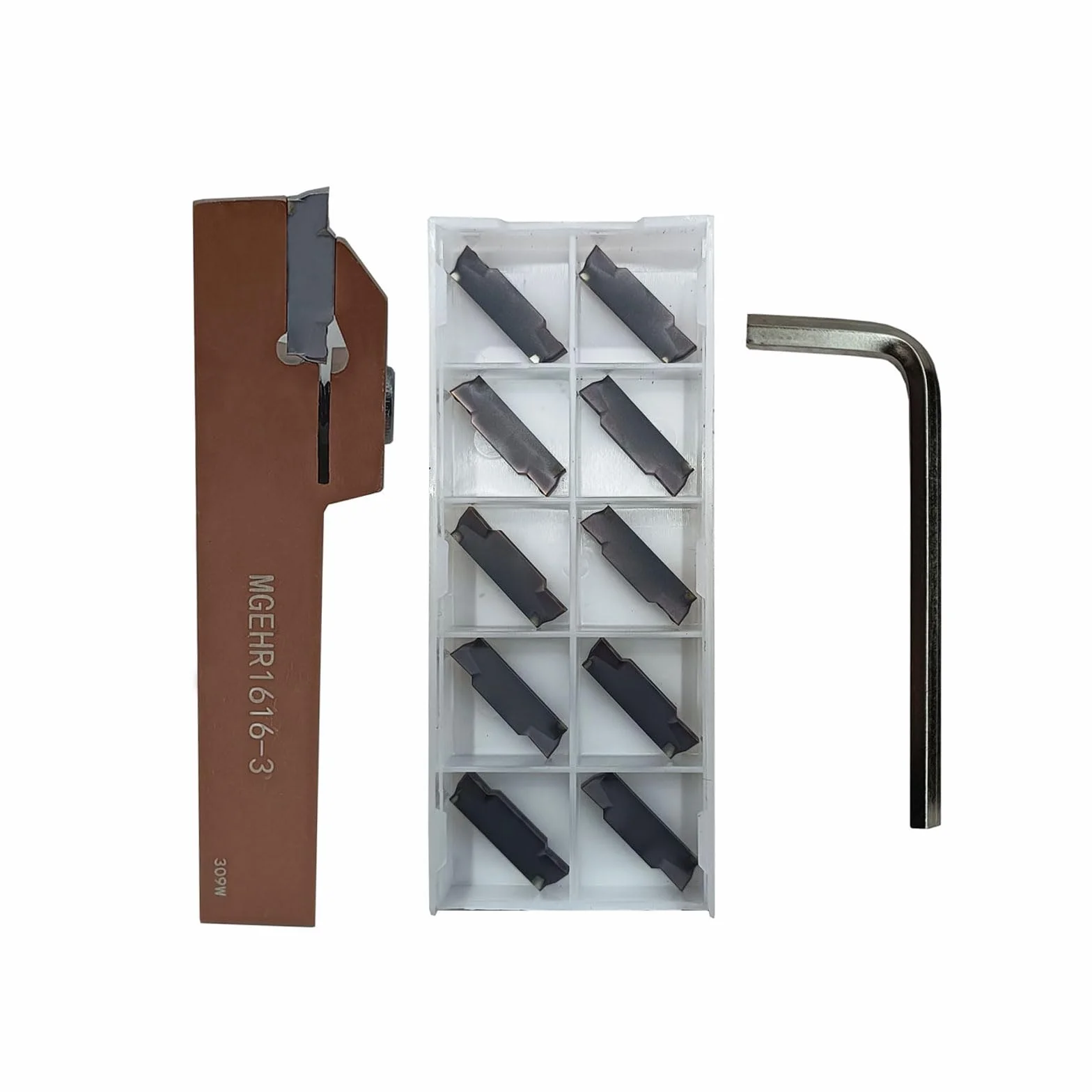 Soporte para herramientas de corte MGEHR1616-3 MGMN300 5/8 pulgadas vástago para torno