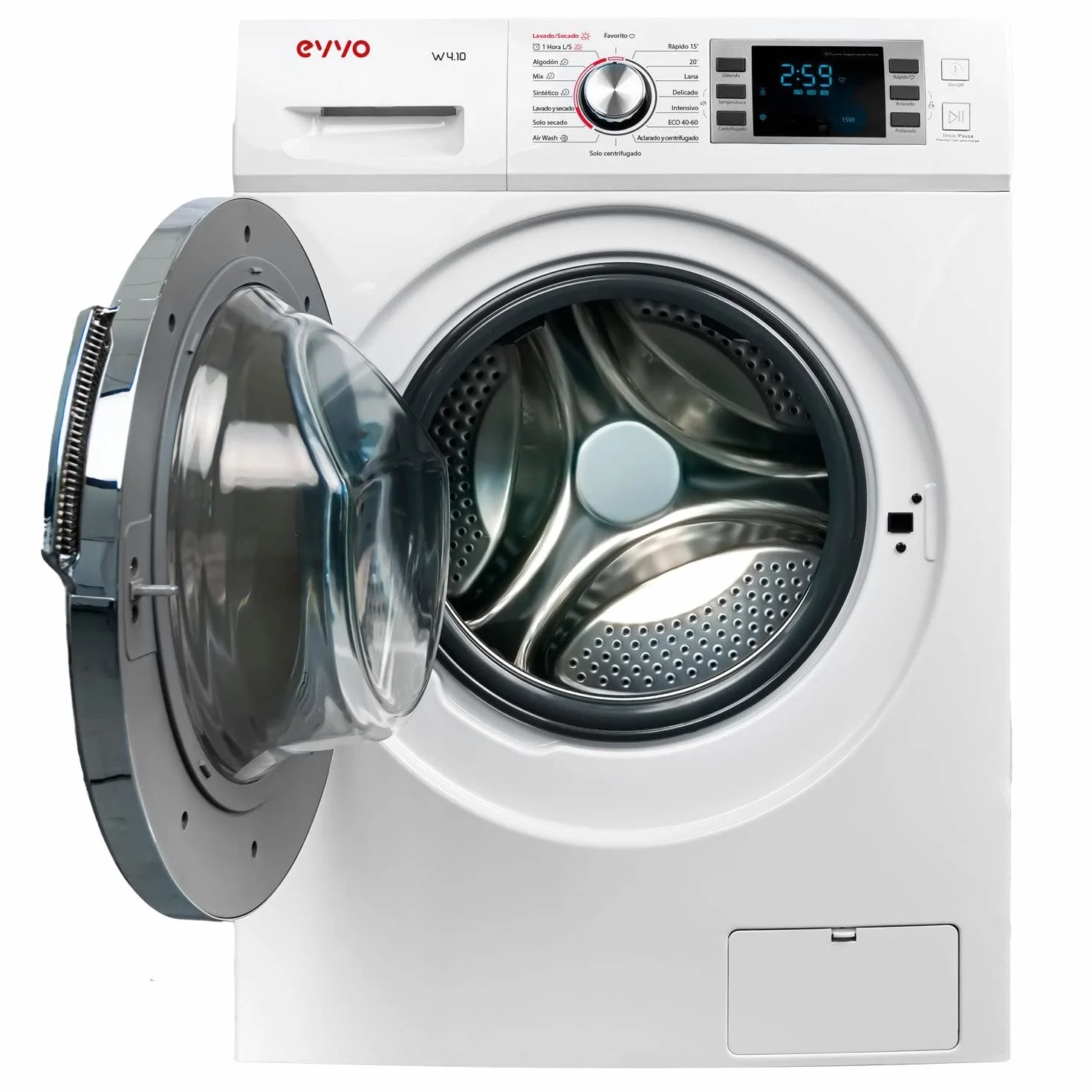 EVVO Lavadora-Secadora 4.10e 10 kg 7 kg 16 Programas Blanco