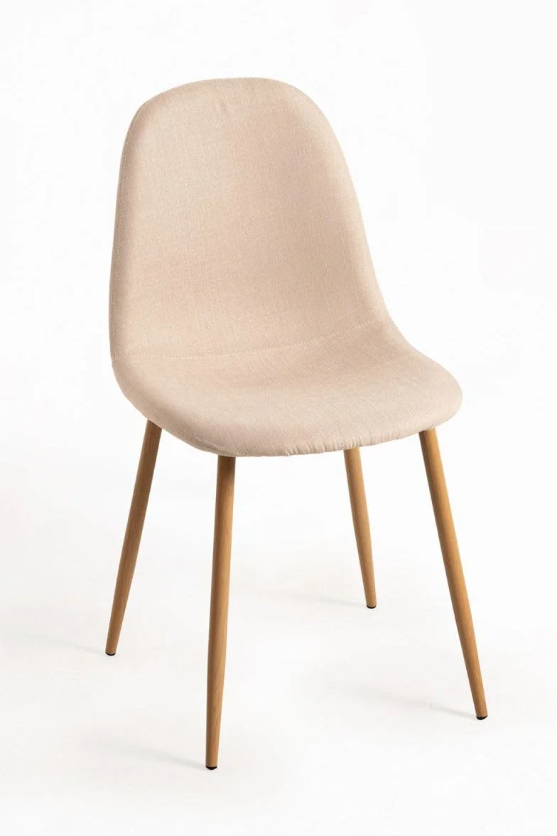 Regalos Miguel - Packs Sillas Comedor - Pack 4 Sillas Teok Tela - Beige