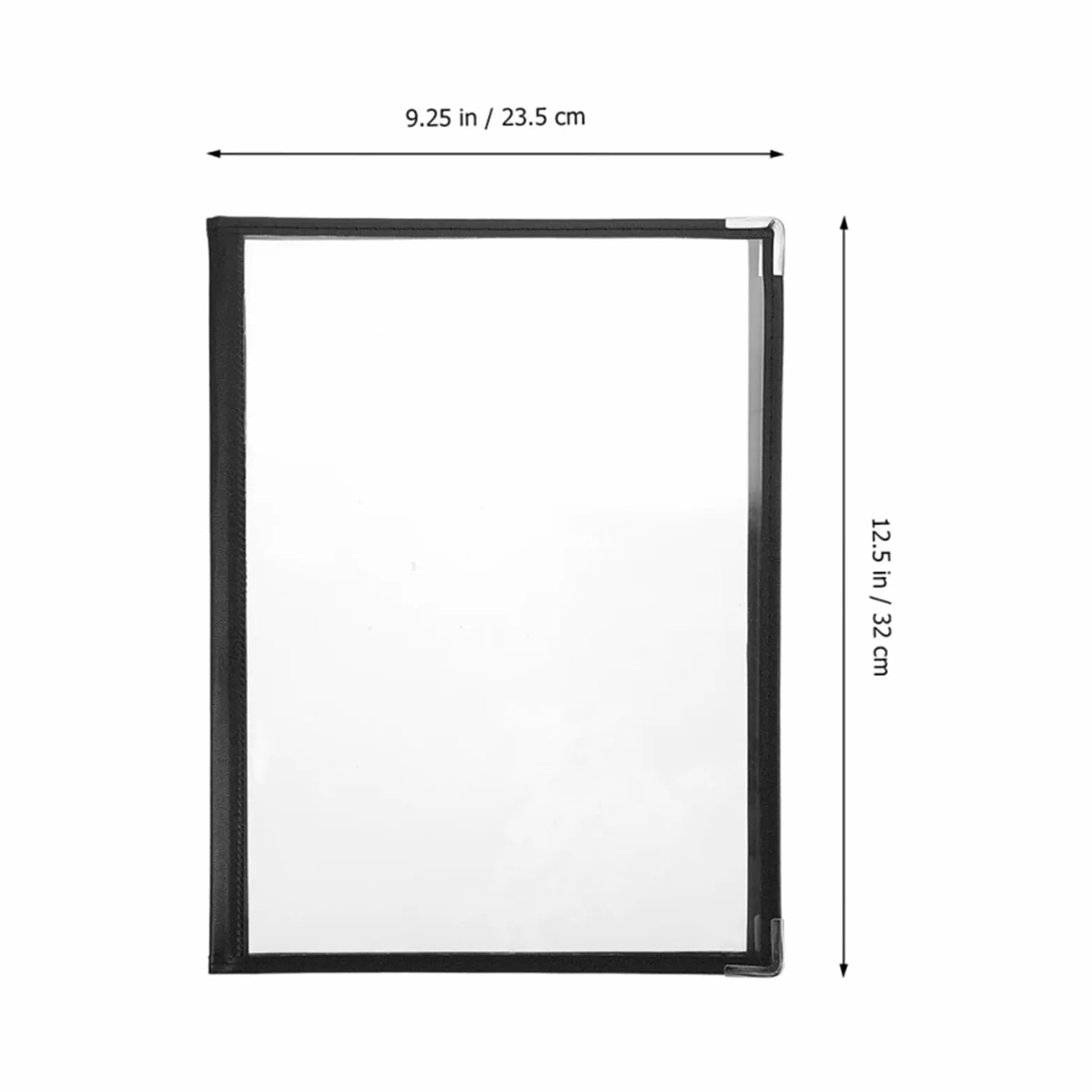 Portada de menú de restaurante 10 Uds 1 2 3 hojas de PVC cubierta menú plástico transparente for restaurante y café A4(Light green)