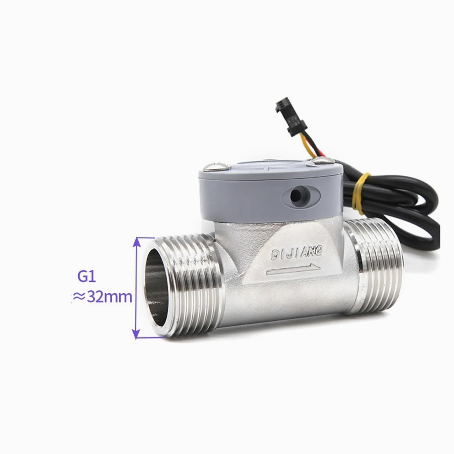 Sensor De Flujo De Agua Hall De 1 Pulgada, Medidor De Flujo De Tubería De Aguas Residuales Industriales