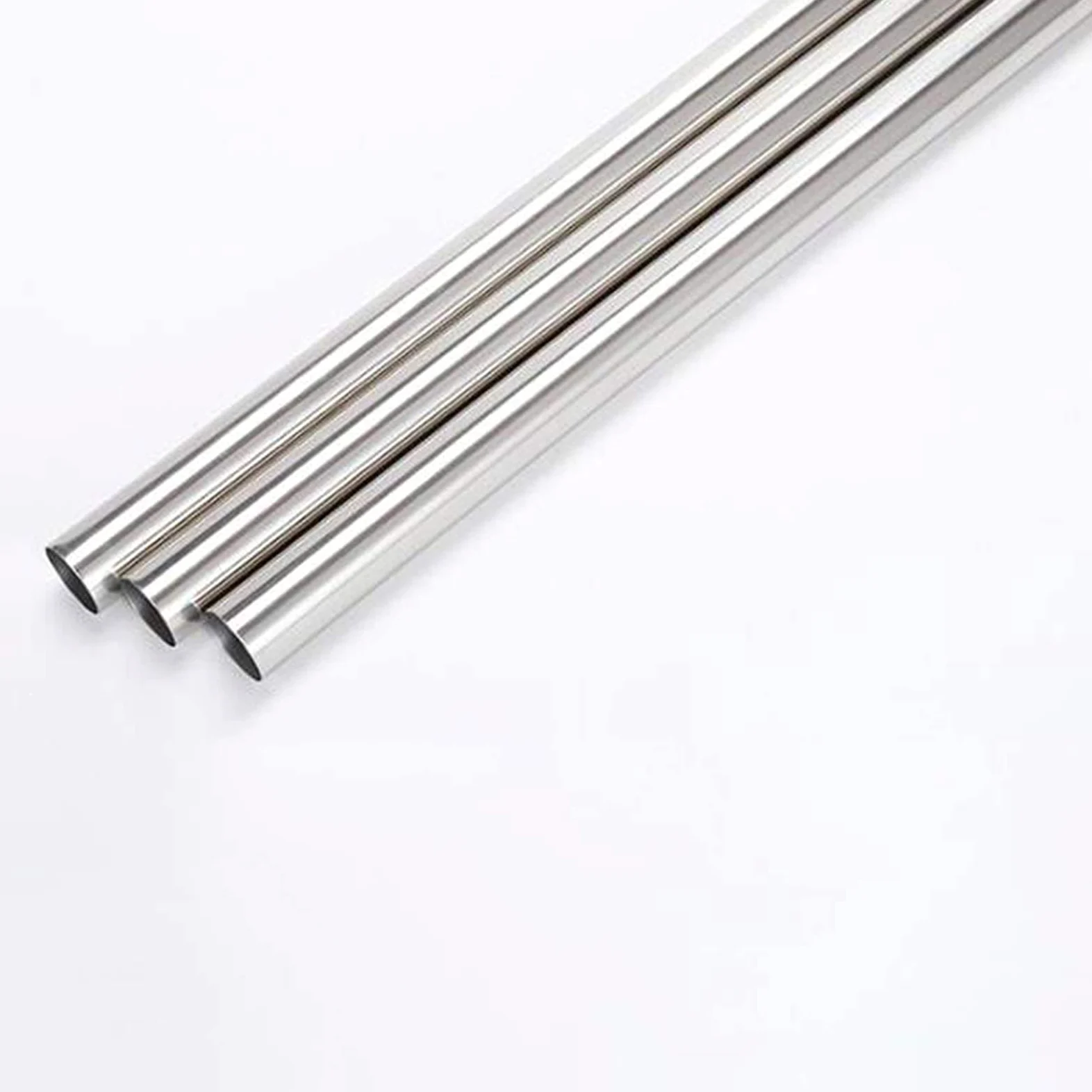Tubo recto de metal sin costura 304, longitud de 500 mm(12x2mm)