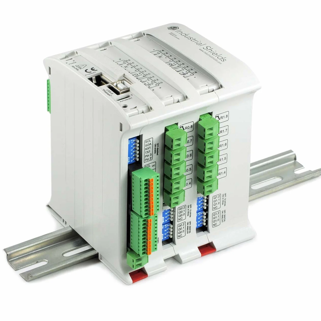 PLC Ethernet 38R I/Os Relé/Analógico/Digital PLUS incluye Ard. Mega