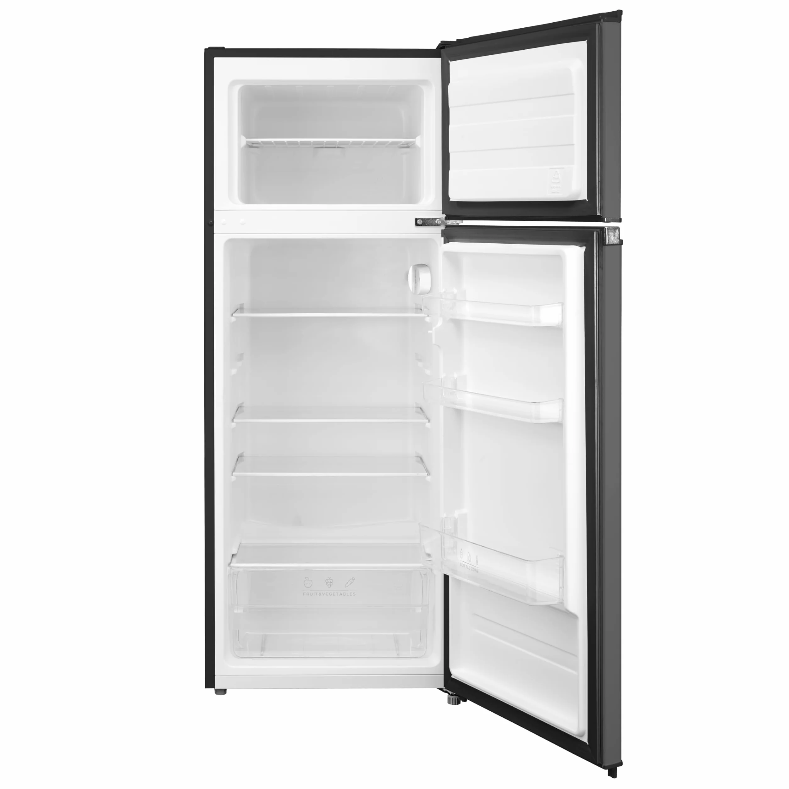 Cecotec Bolero CoolMarket 2D 204 Black E Frigorífico Combi Compacto 204L 143 cm 55 cm Clase E Compresor Inverter Plus