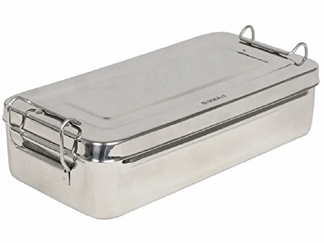 Gima S.P.A 26670 Caja de Acero Inoxidable 25 cm x 12,5 cm x 4,6 cm