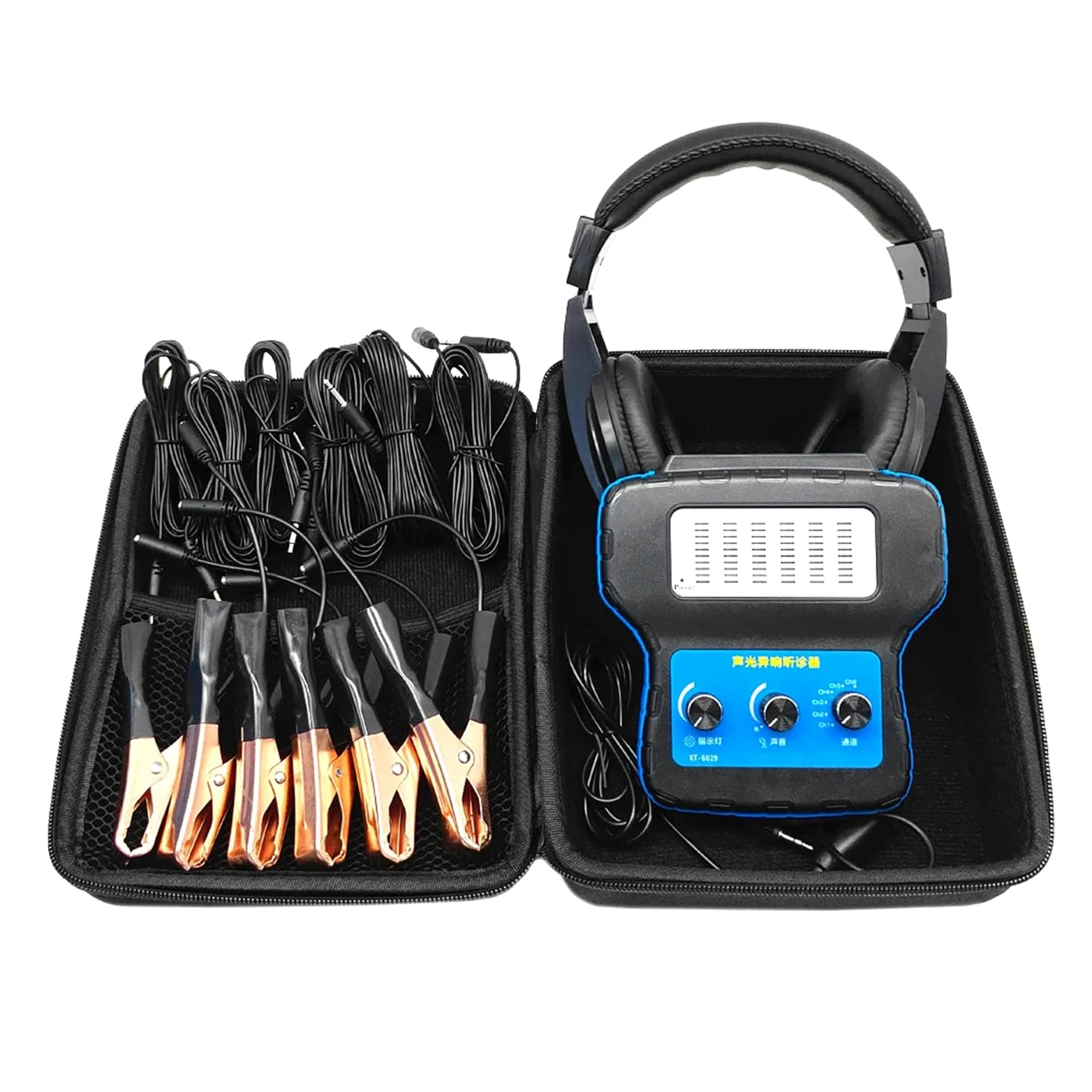 Ideal para mecánicos y entusiastas del bricolaje. Este estetoscopio electrónico facilita la detección rápida del problema del chasis del motor de transmisión, detector de ruido automotriz