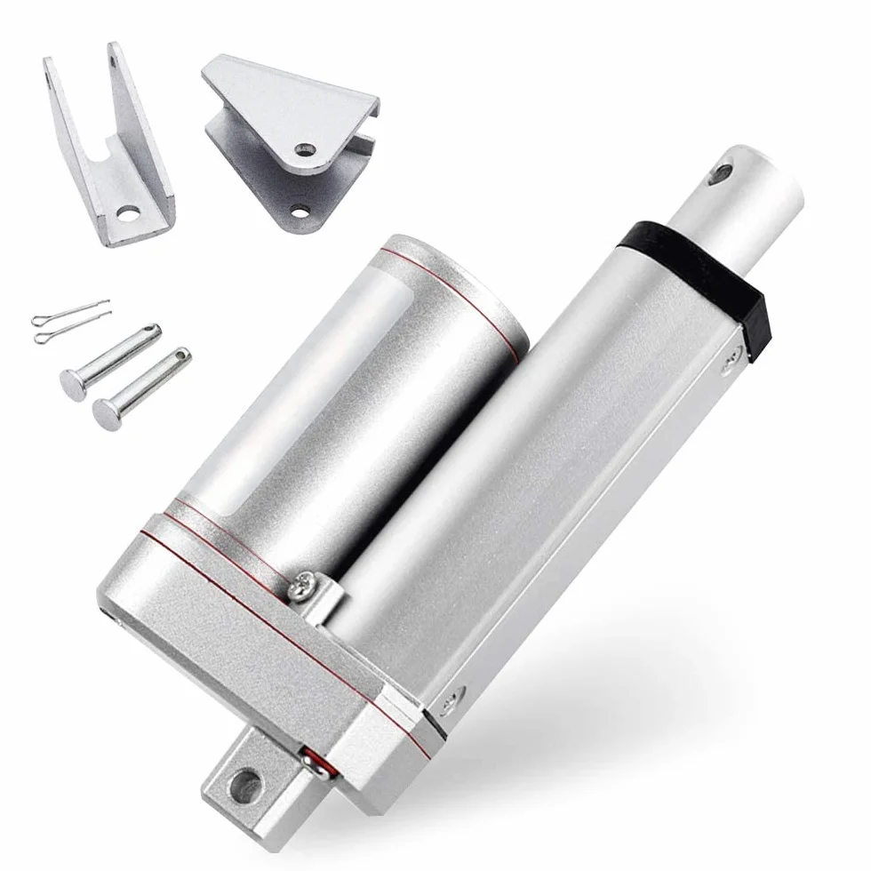DCHOUSE Actuador lineal 1000N 50mm 12V CC para puertas electrónicas médicas