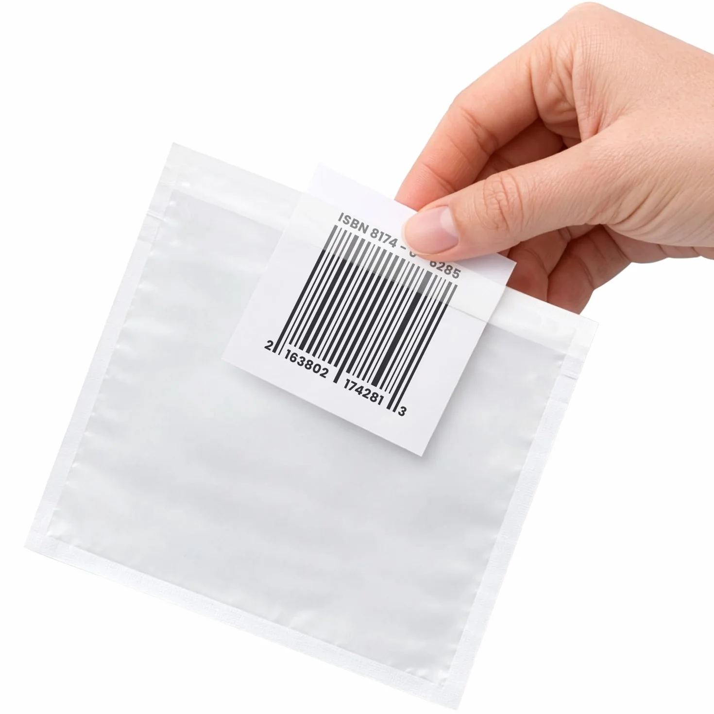 Netuno 2000 sobres portadocumentos DIN C7 121x112mm autoadhesivos transparentes para envío