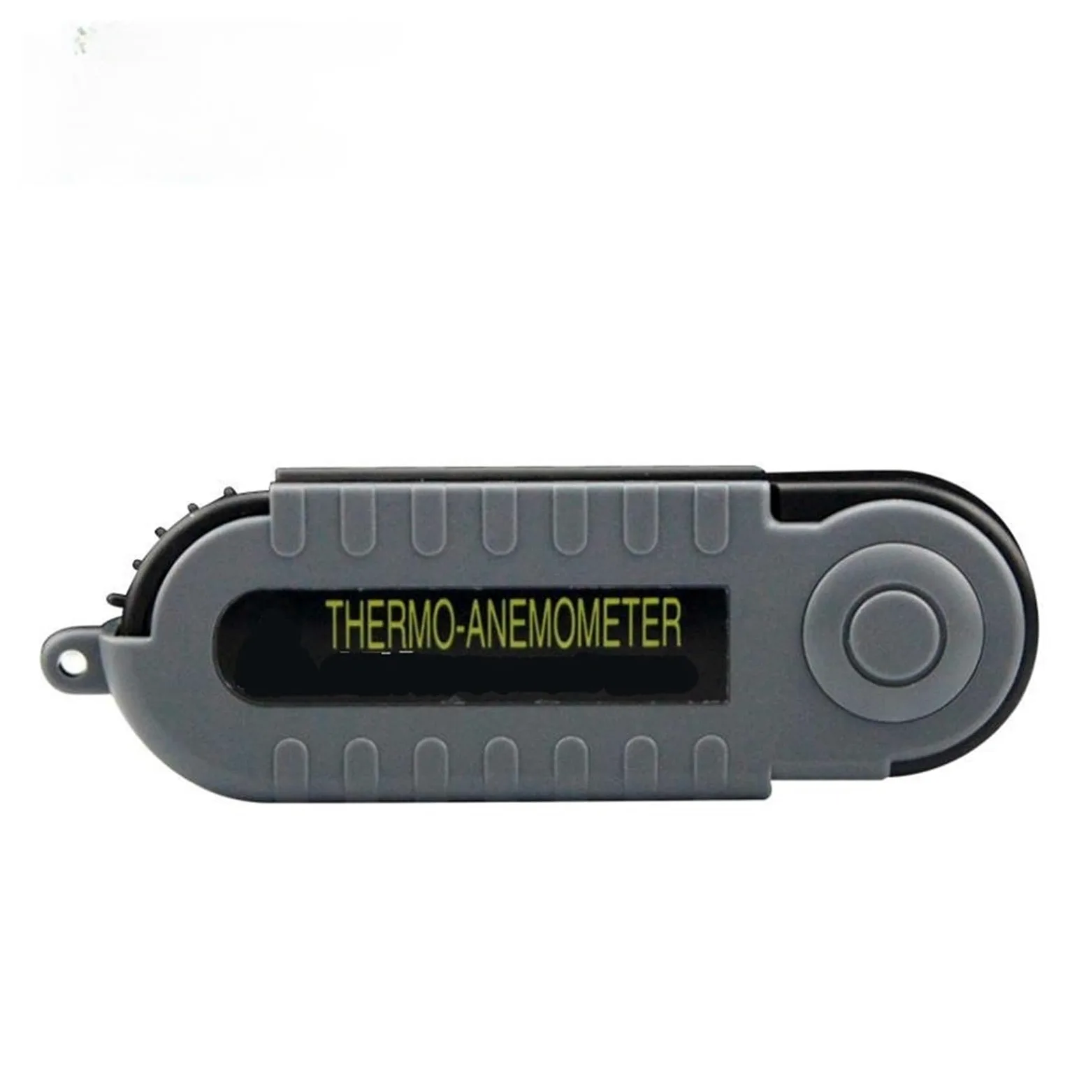 Anemometro Portatil, Anemómetro térmico digital de bolsillo 3 en 1 (velocidad del aire, temperatura y sensación térmica)