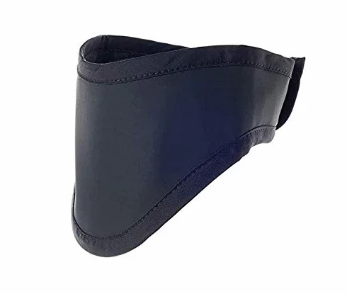 Protector de tiroides sin plomo, protección contra la radiación para mujeres/pequeño peso ligero en varios colores (negro)